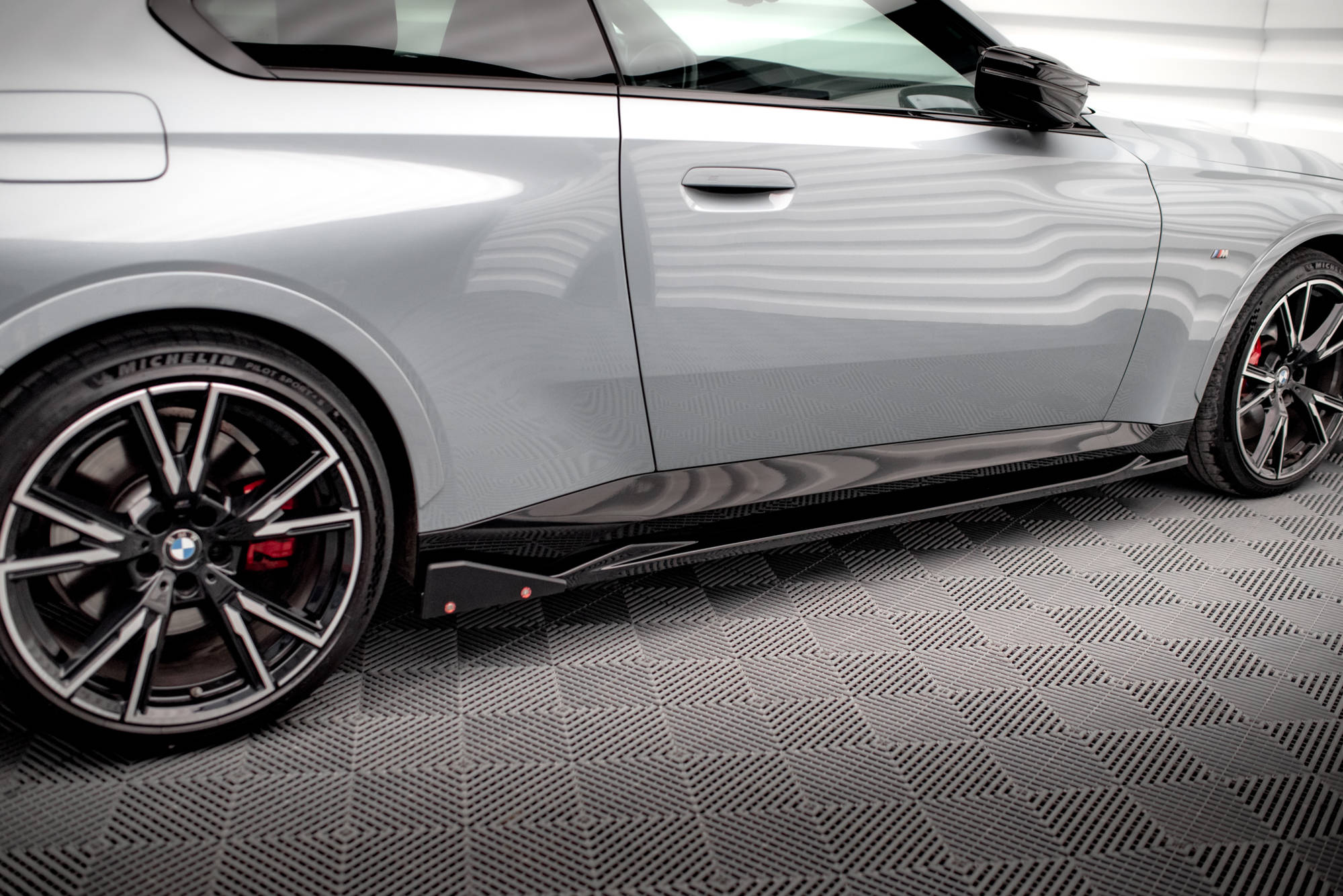 Seitenschweller V2 Ansatz für + Flaps für BMW 2 Coupe M - Paket / M240i G42
