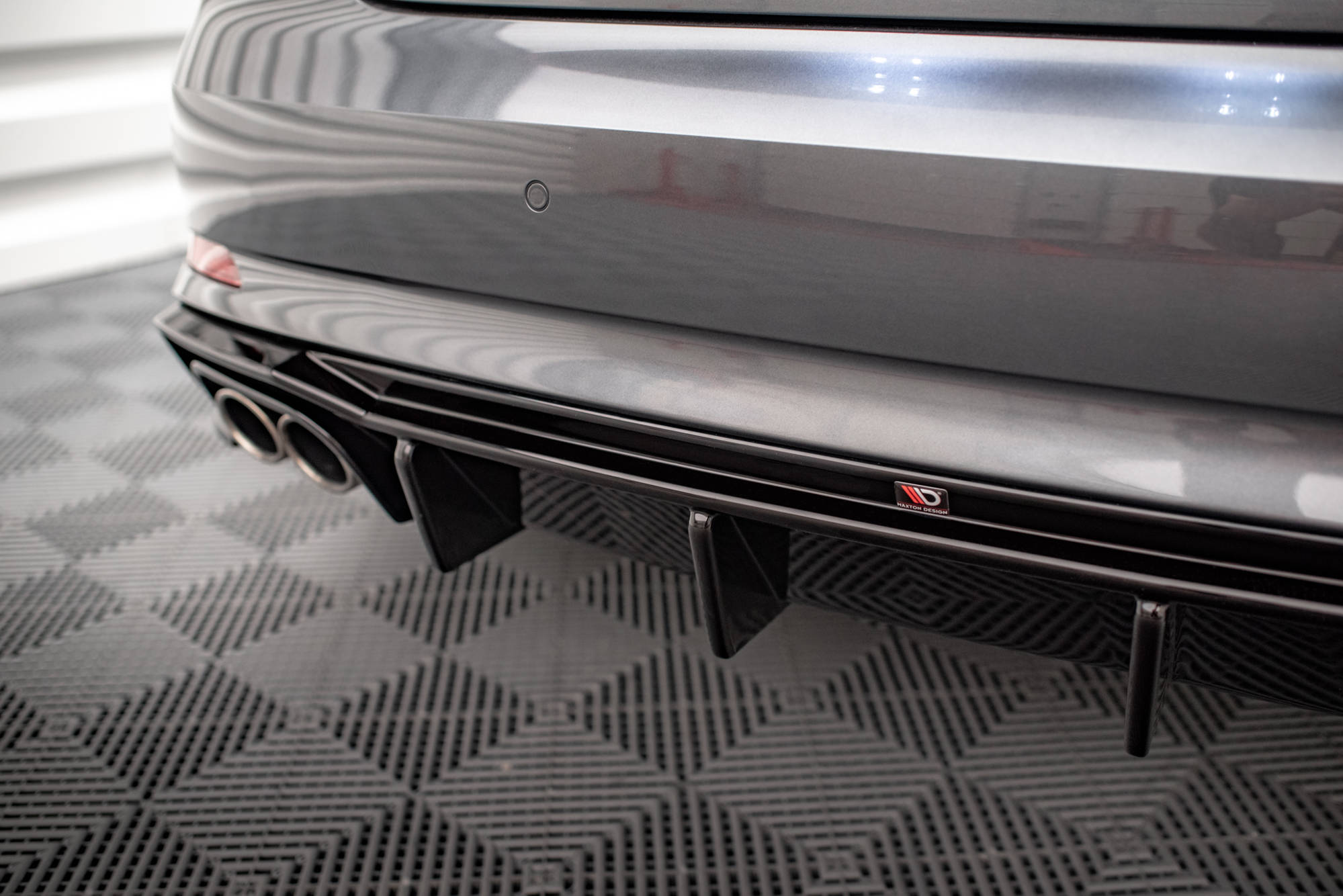 Diffusor Heck Ansatz für Audi S5 F5 Coupe / Sportback
