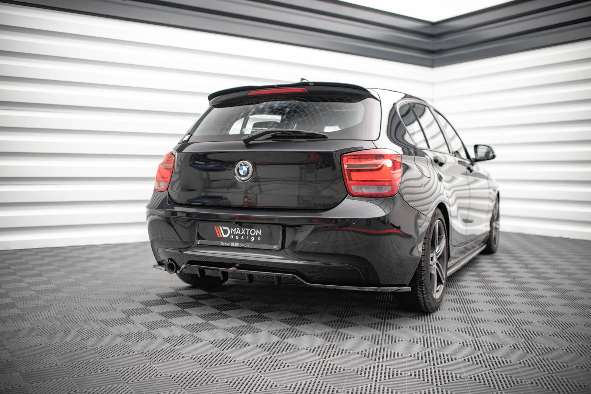 Mittlerer Cup Diffusor DTM Look Heck Ansatz für BMW 1er F20
