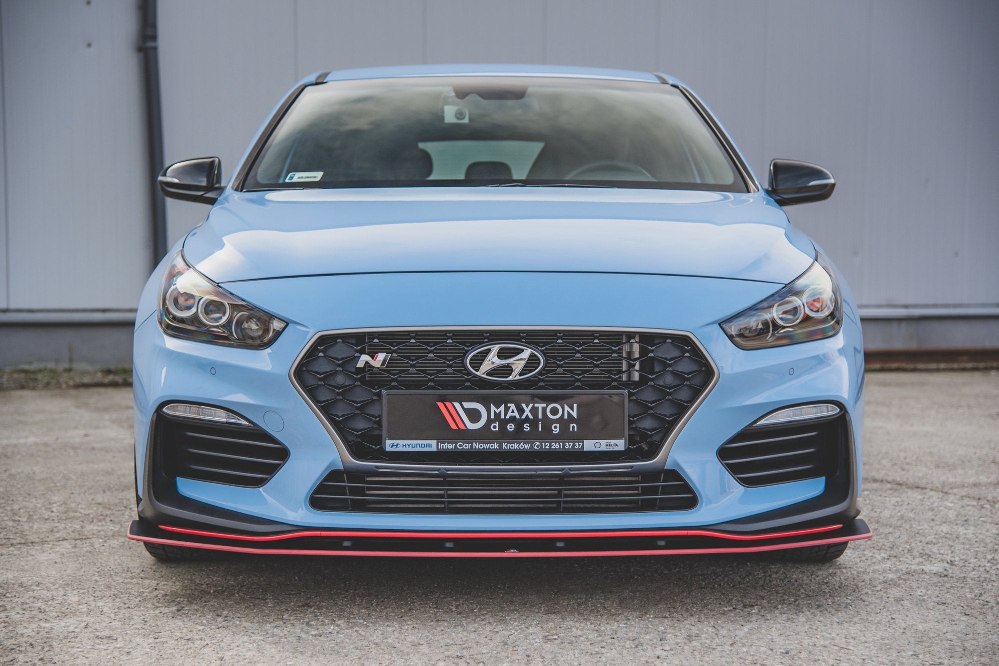 Street Pro Frontlippe für +Flaps für Hyundai I30 N Mk3 Hatchback / Fastback