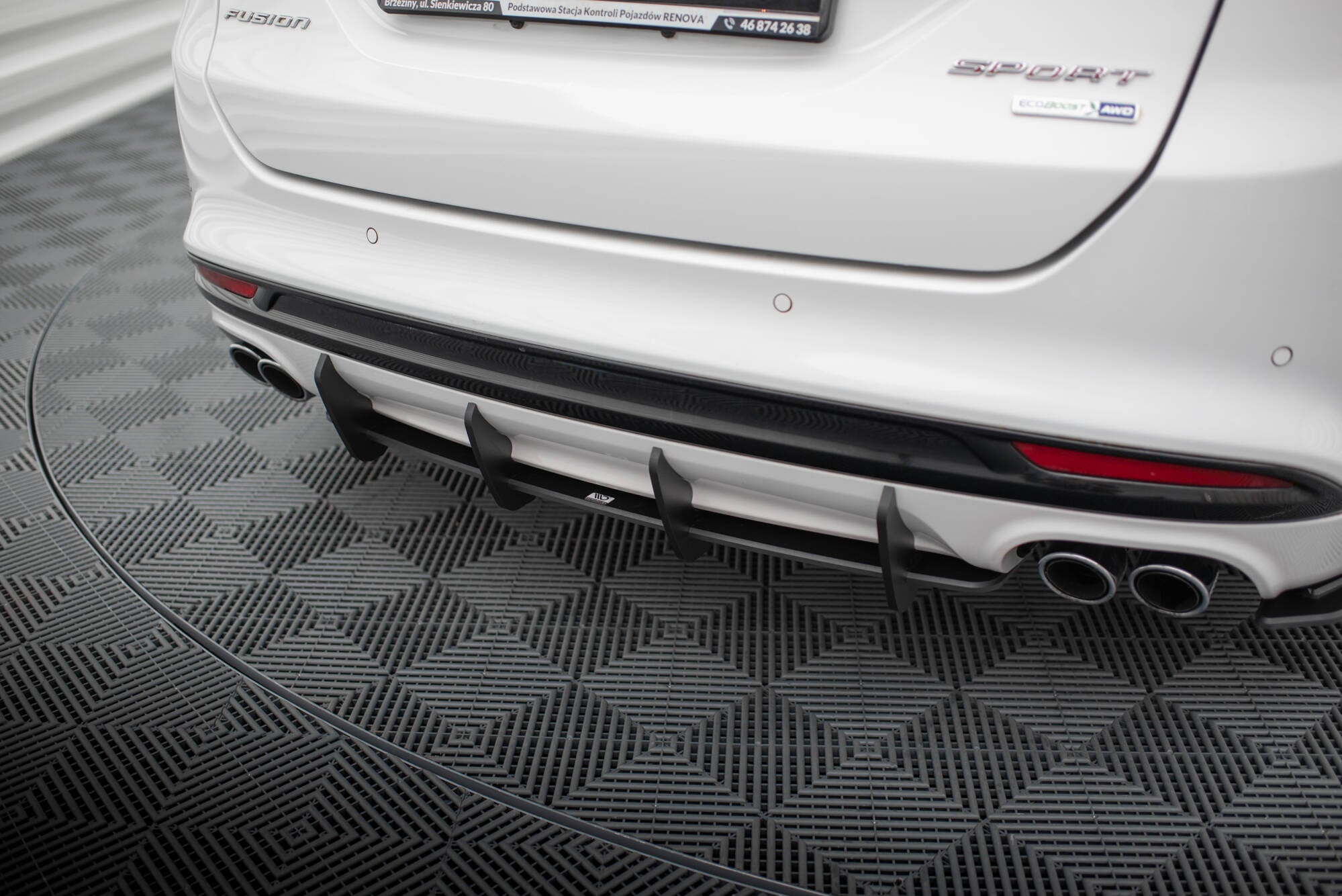 Street Pro Diffusor für Ford Mondeo Sport Mk5 Facelift / Fusion Sport Mk2 Facelift