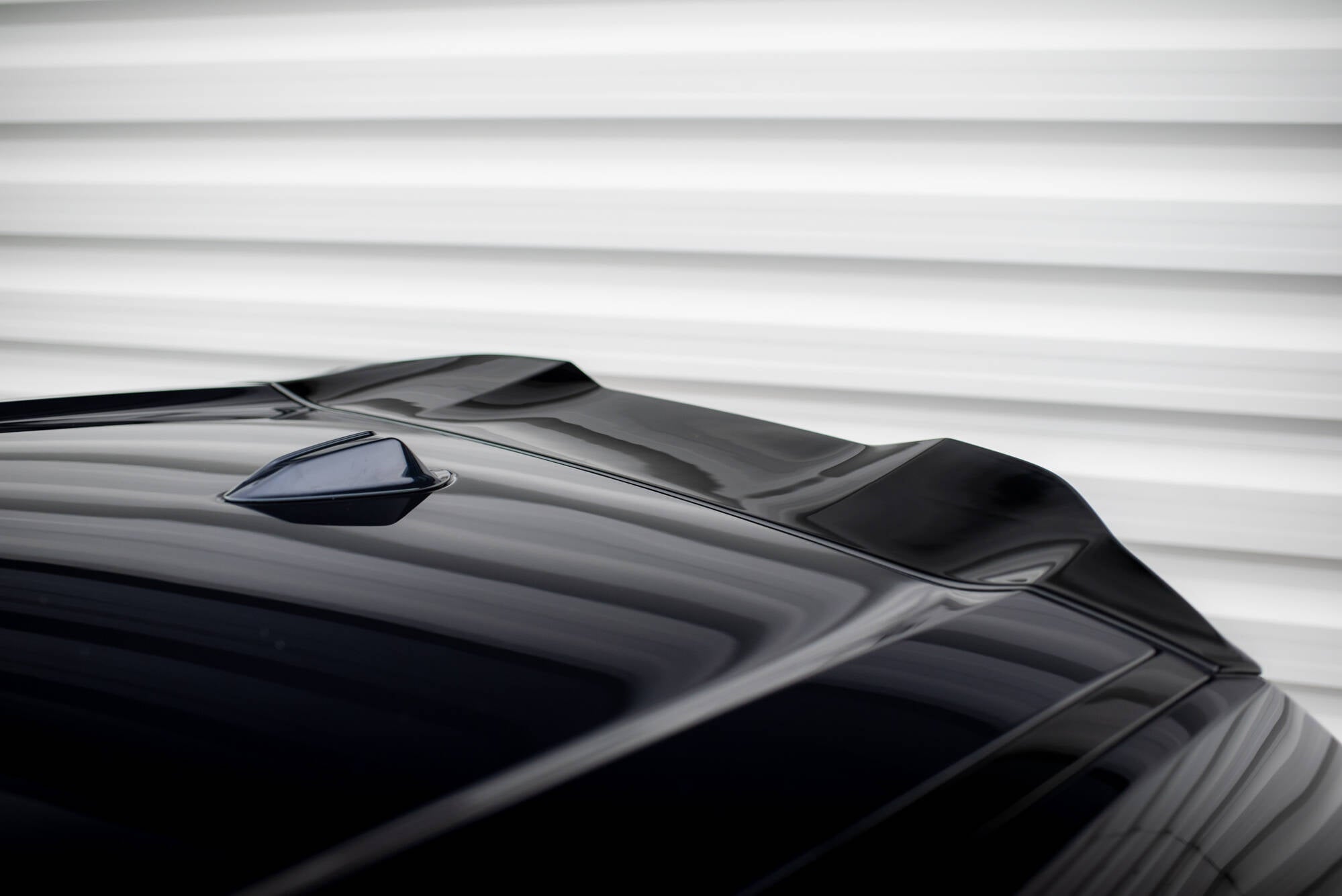 Maxton Spoiler CAP für 3D BMW XM G09 schwarz Hochglanz