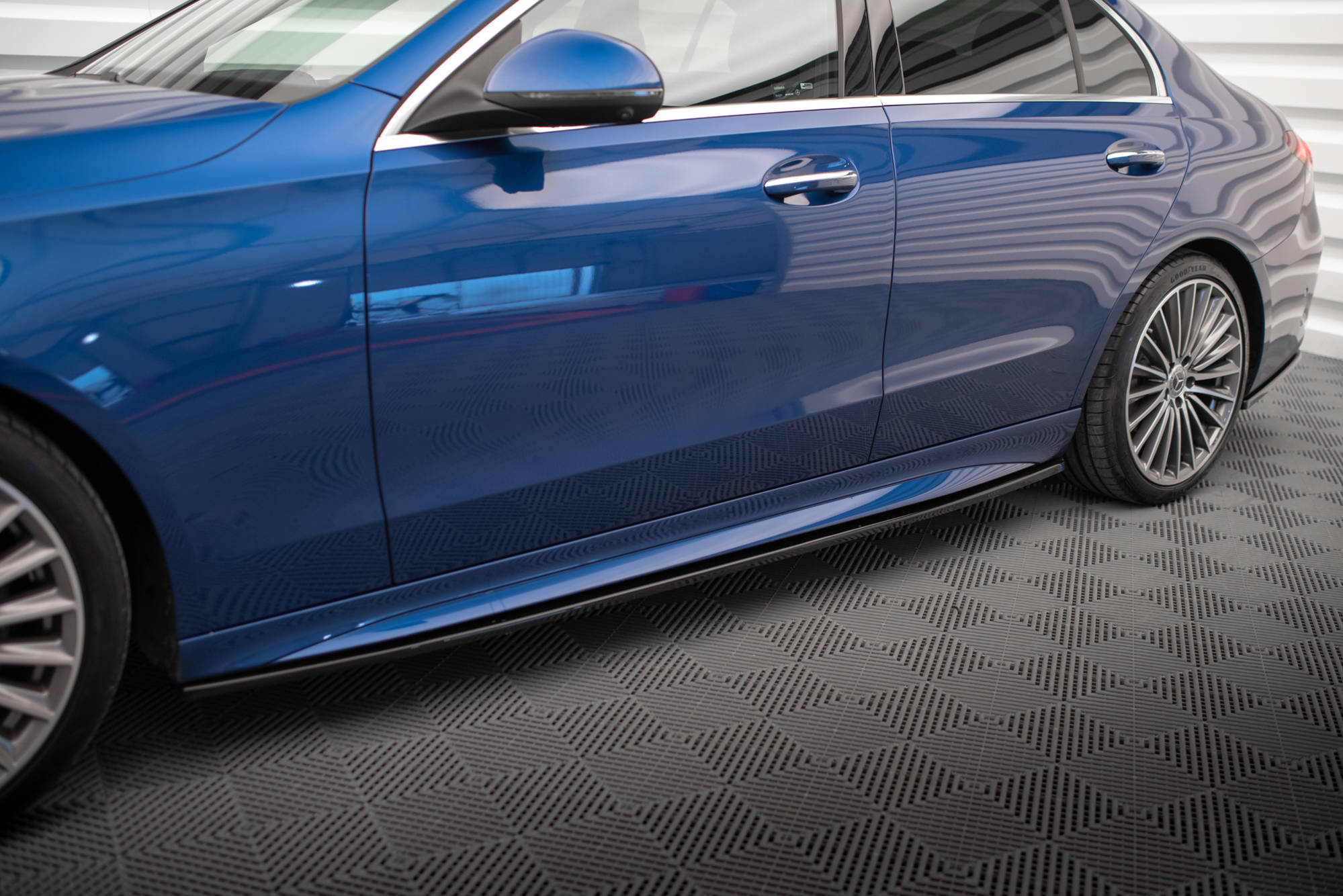 Seitenschweller Ansatz für Mercedes-Benz C AMG-Line / 43 AMG W206