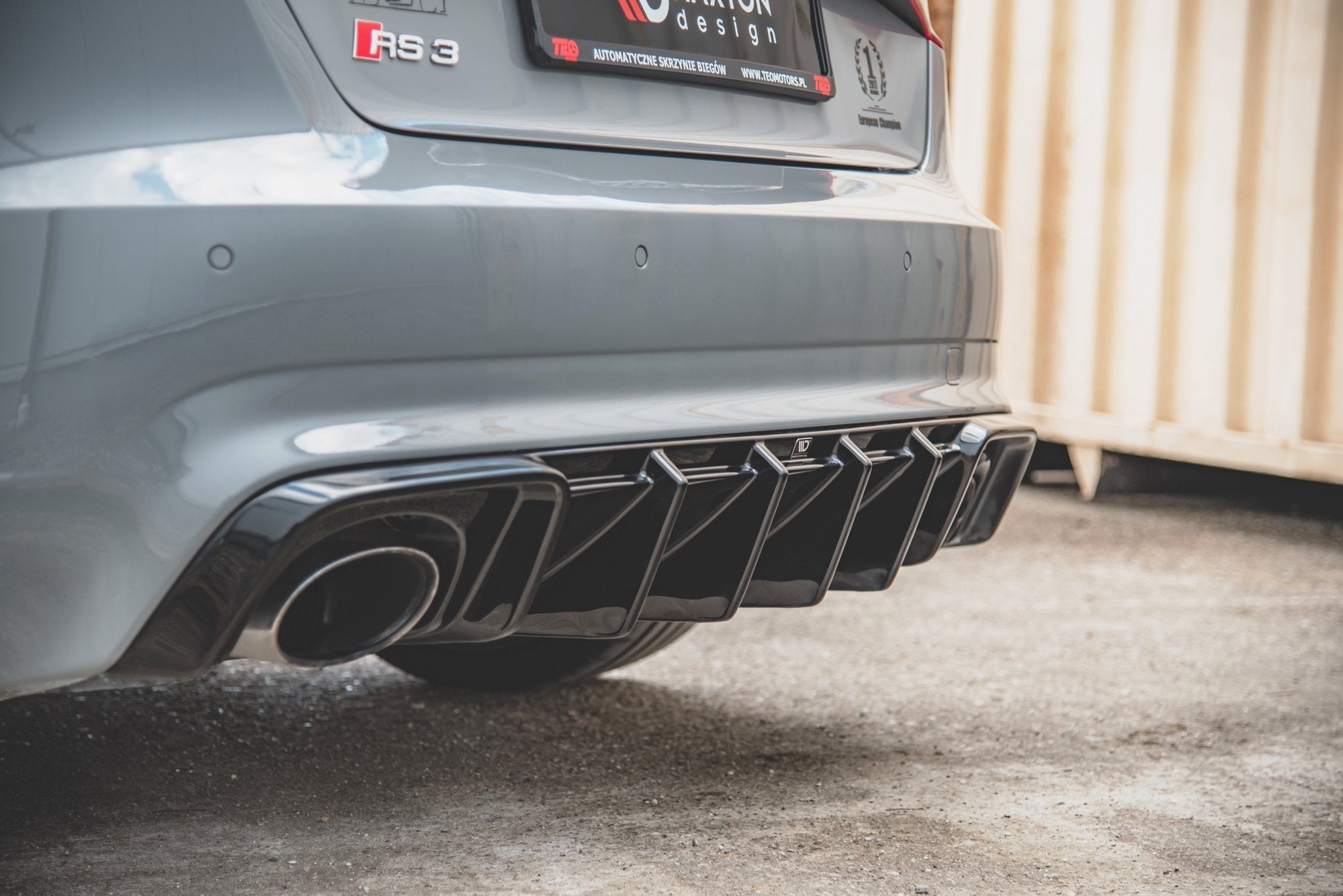 Diffusor Heck Ansatz für Audi RS3 8V Sportback