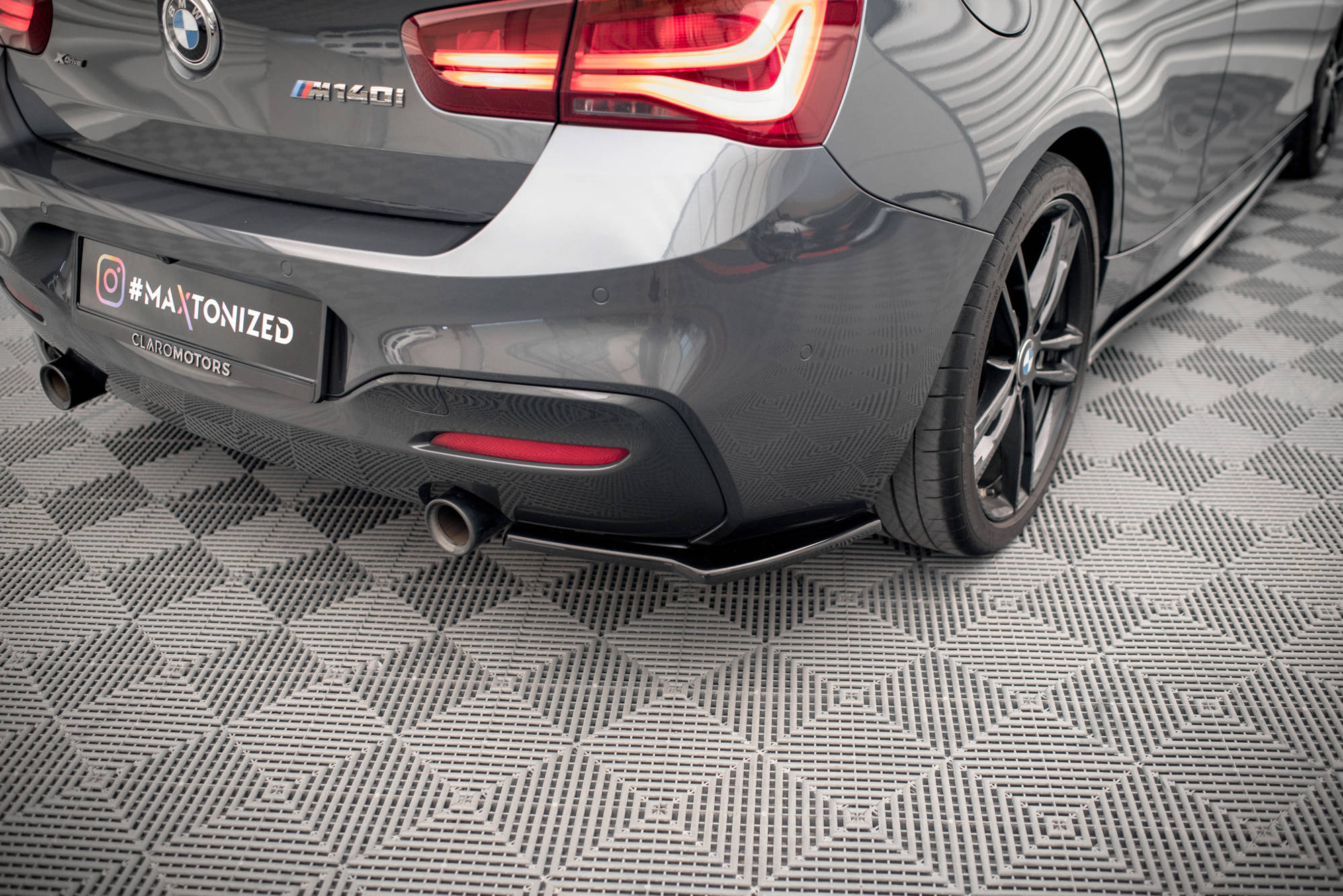 Flaps Heckansatz V2 Diffusor für BMW 1er F20/F21 M - POWER FACELIFT