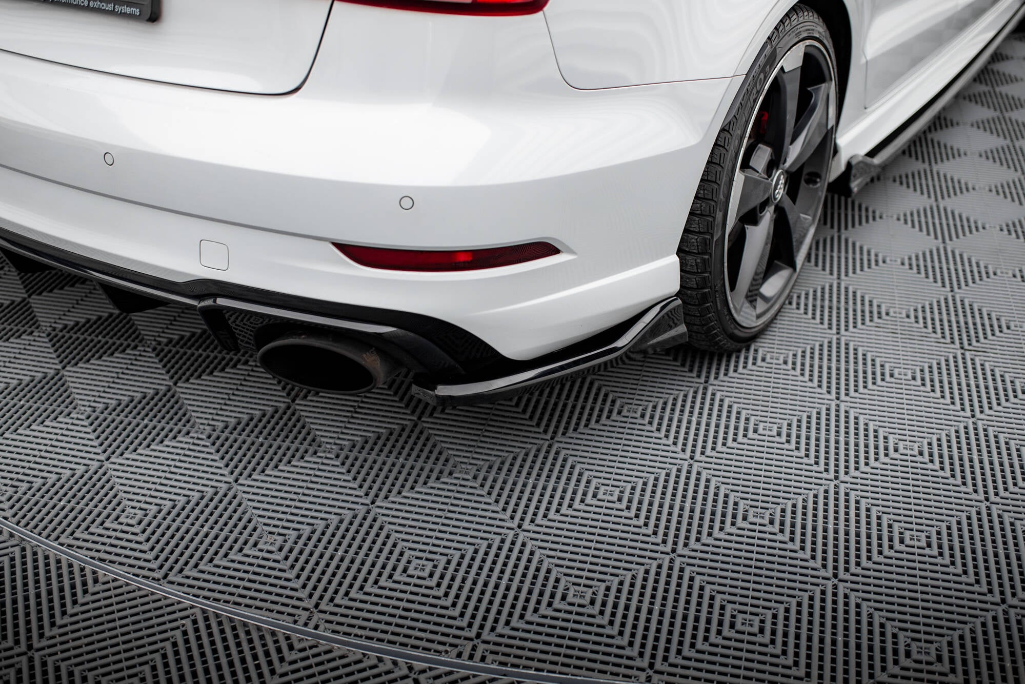 Flaps V3 Heckansatz Flaps Heckansatz für Audi RS3 Limousine 8V Facelift