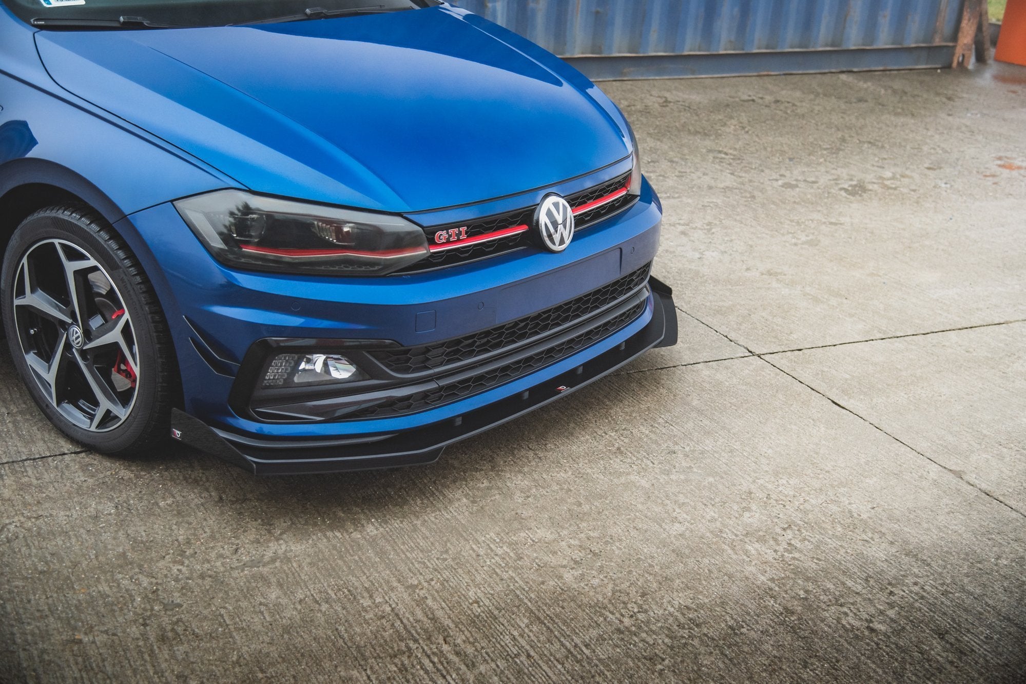 Street Pro Frontlippe für +Flaps für Volkswagen Polo GTI Mk6