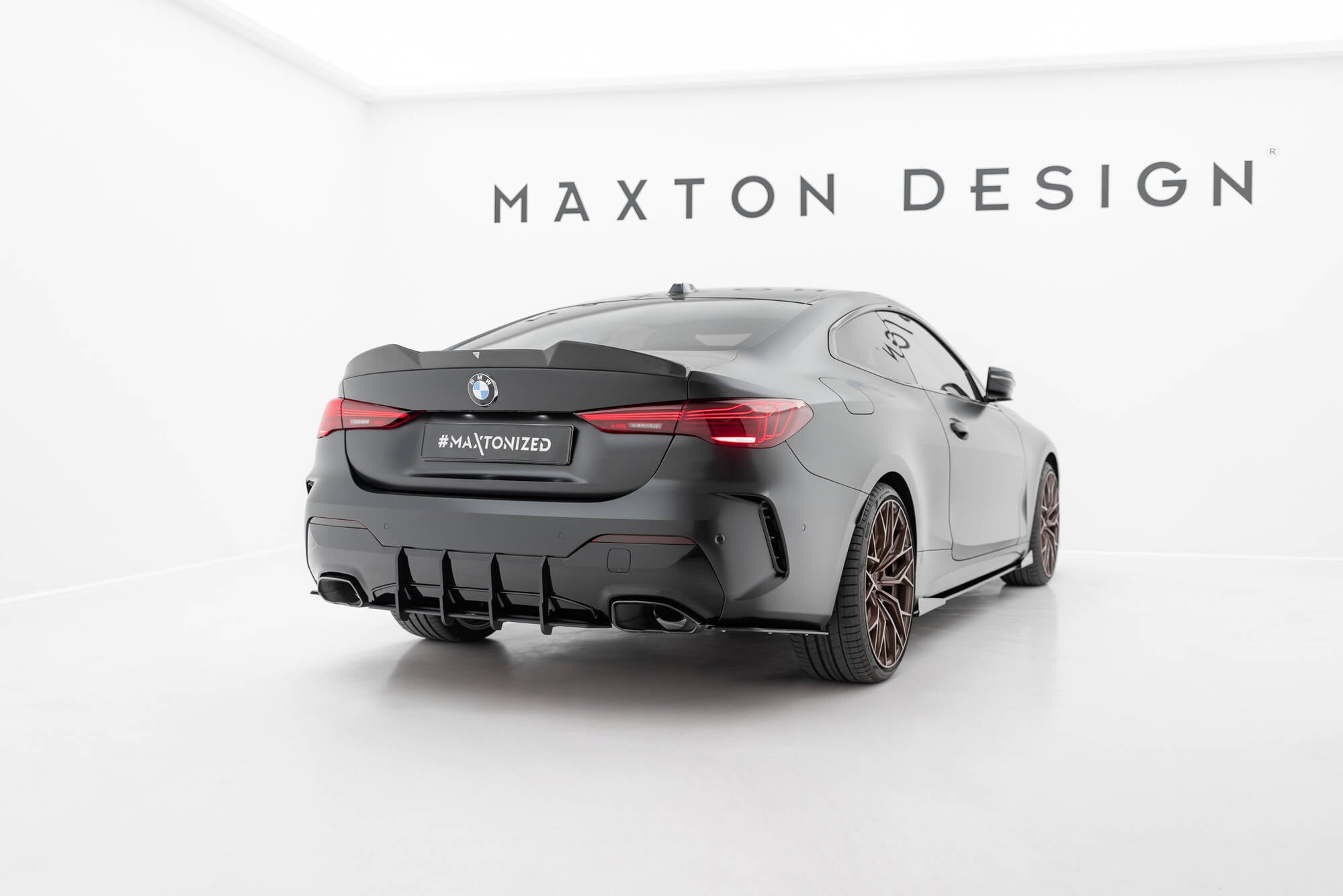 Street Pro Flaps Heckansatz Diffusor für BMW M440i G22 / G23 / G22 Facelift / G23 Facelift