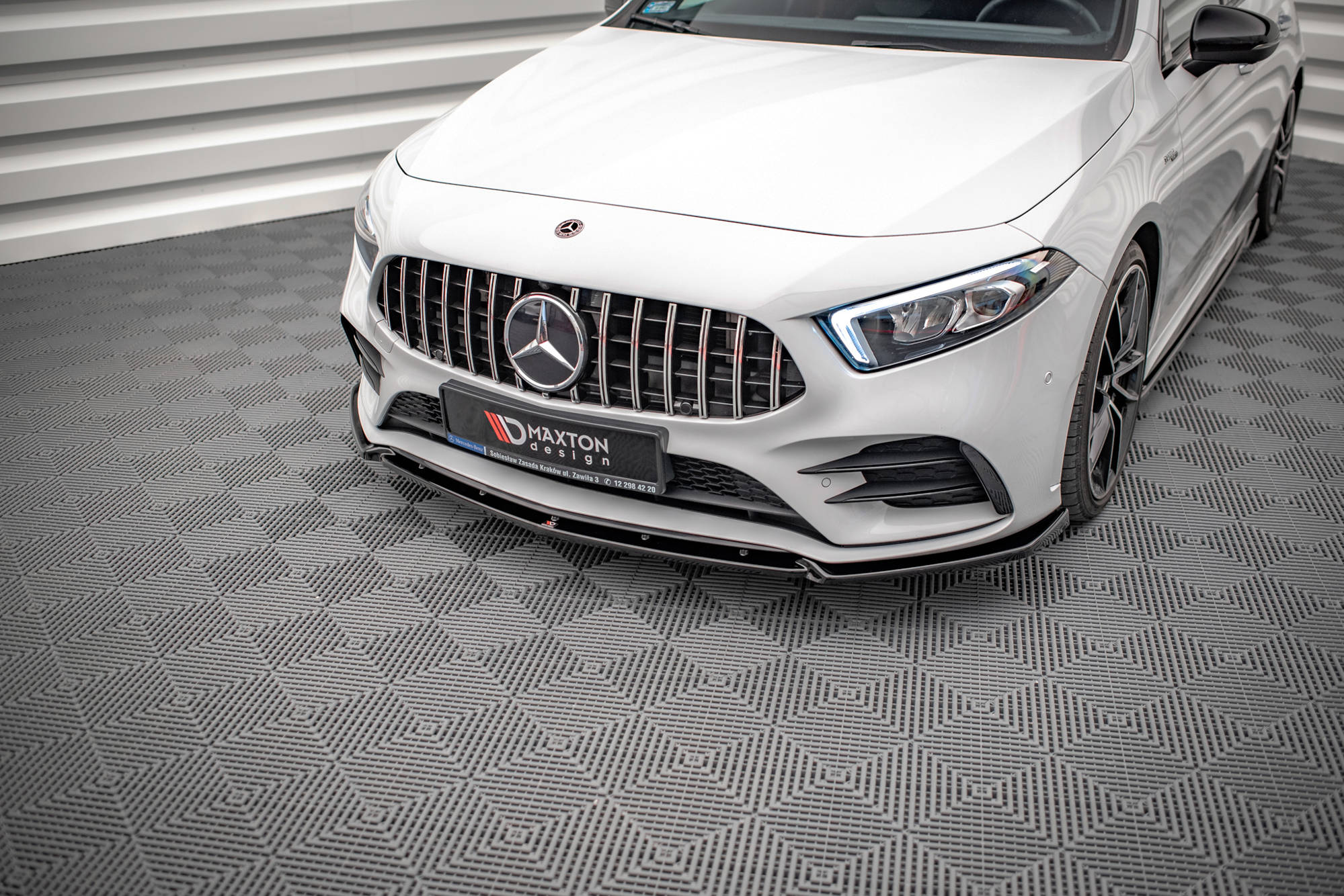 Frontlippe V4 für Mercedes A35 AMG / AMG-Line W177