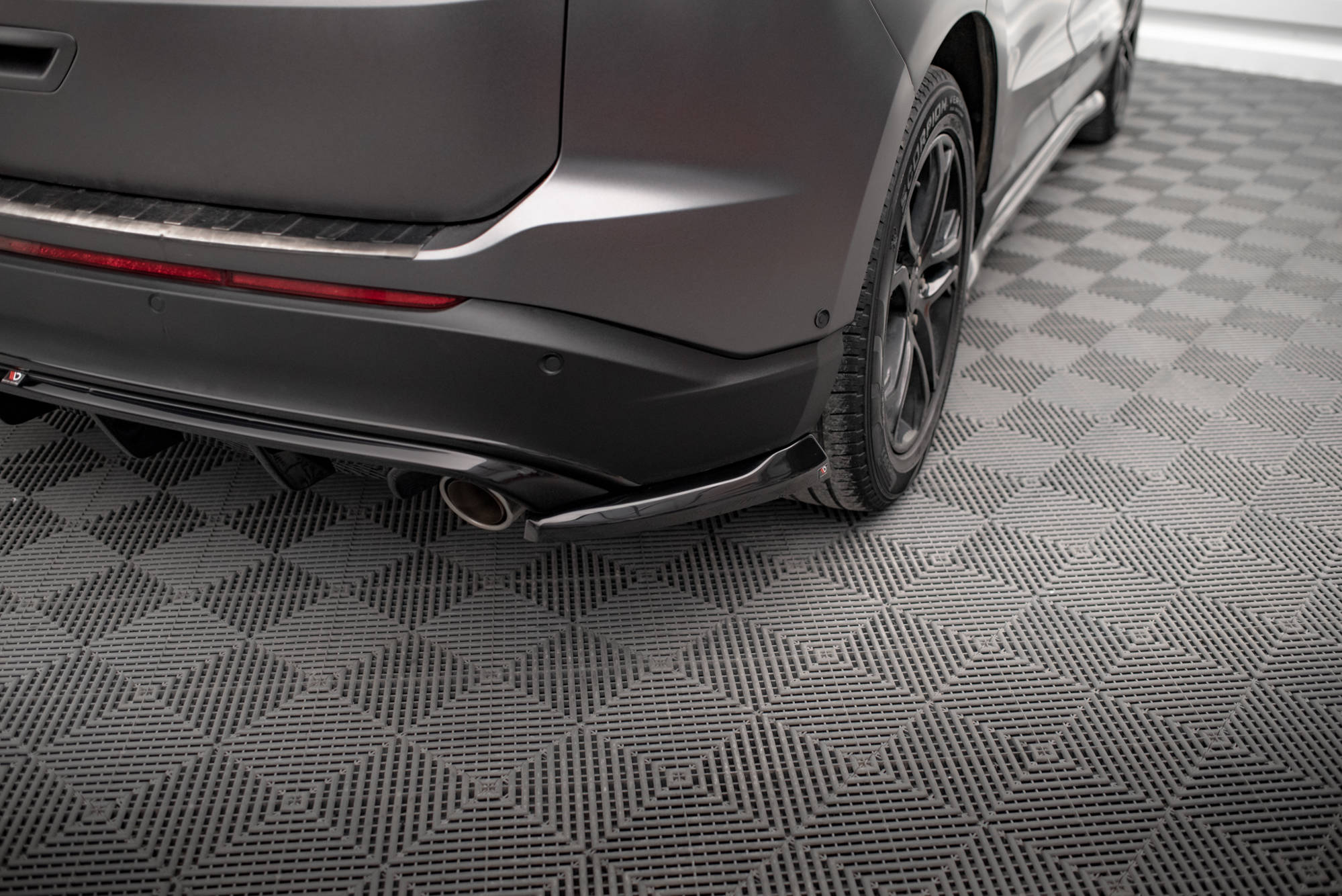 Heck Ansatz Flaps Diffusor V2 für Ford Edge Mk2