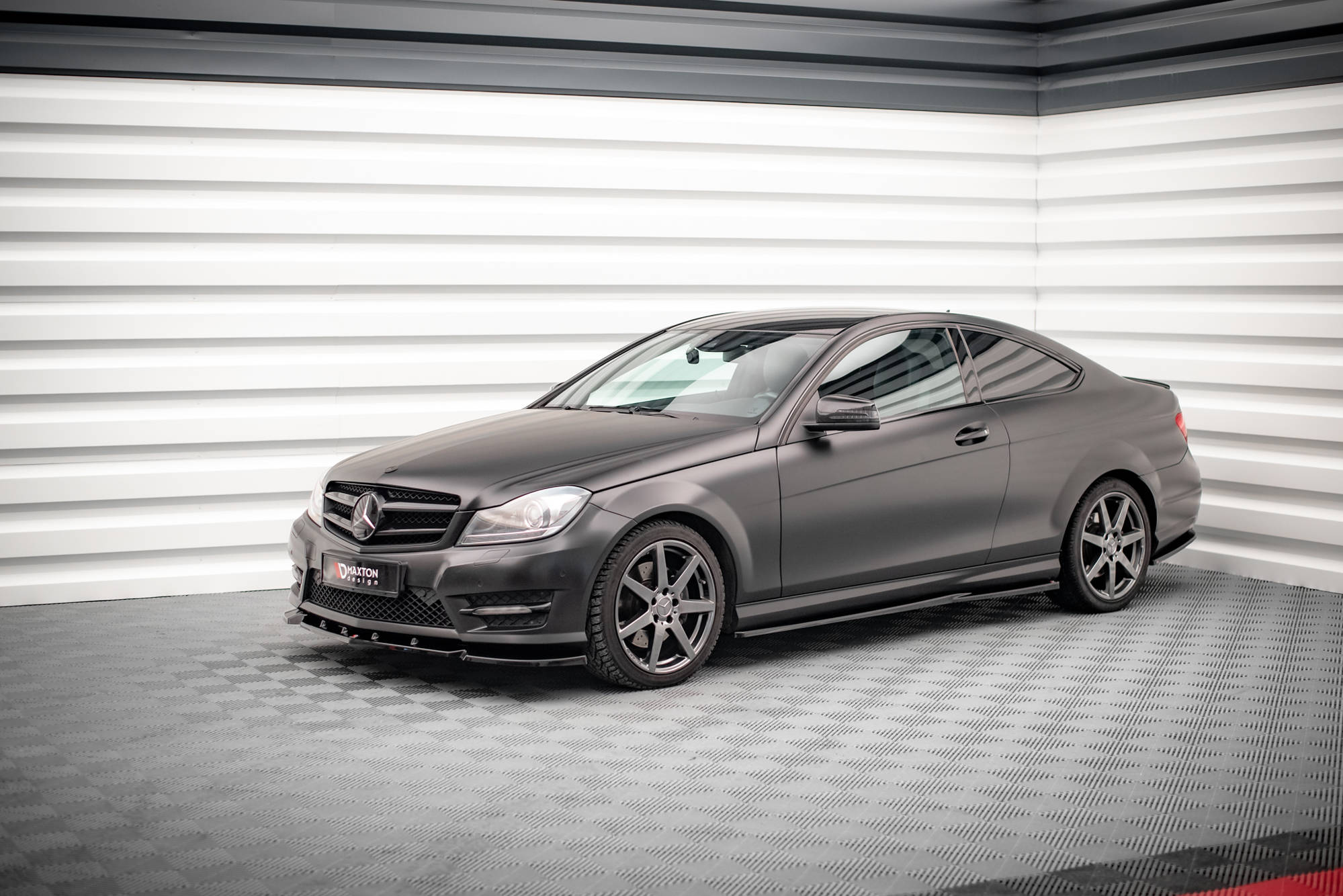 Seitenschweller Ansatz für Mercedes-Benz C Coupe / Limousine / Kombi AMG-Line C204 / W204 Facelift / S204 Facelift