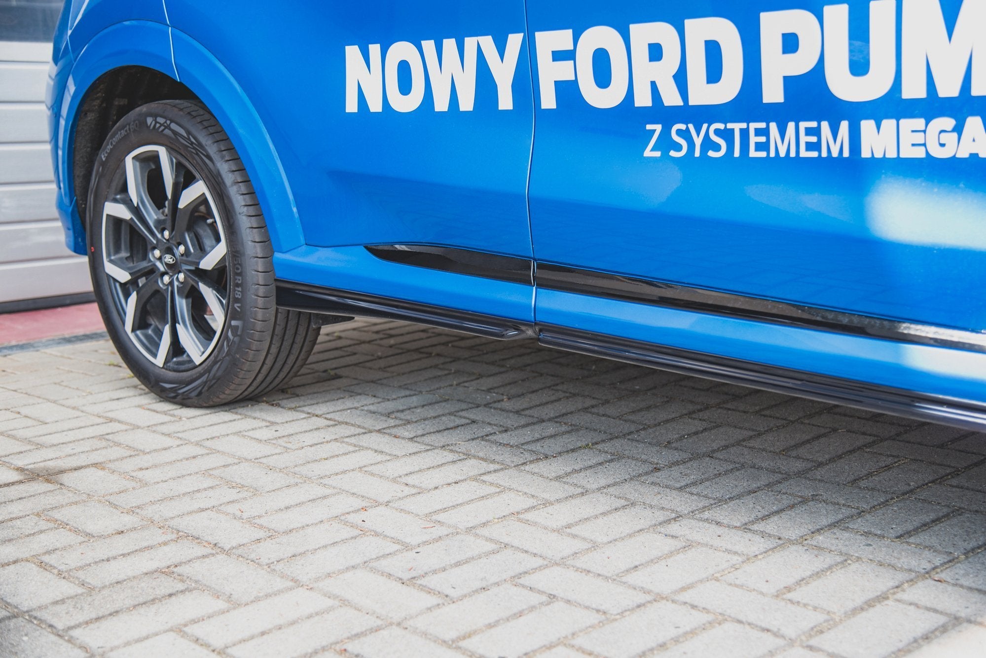 Seitenschweller Ansatz für Ford Puma ST-Line Carbon Look