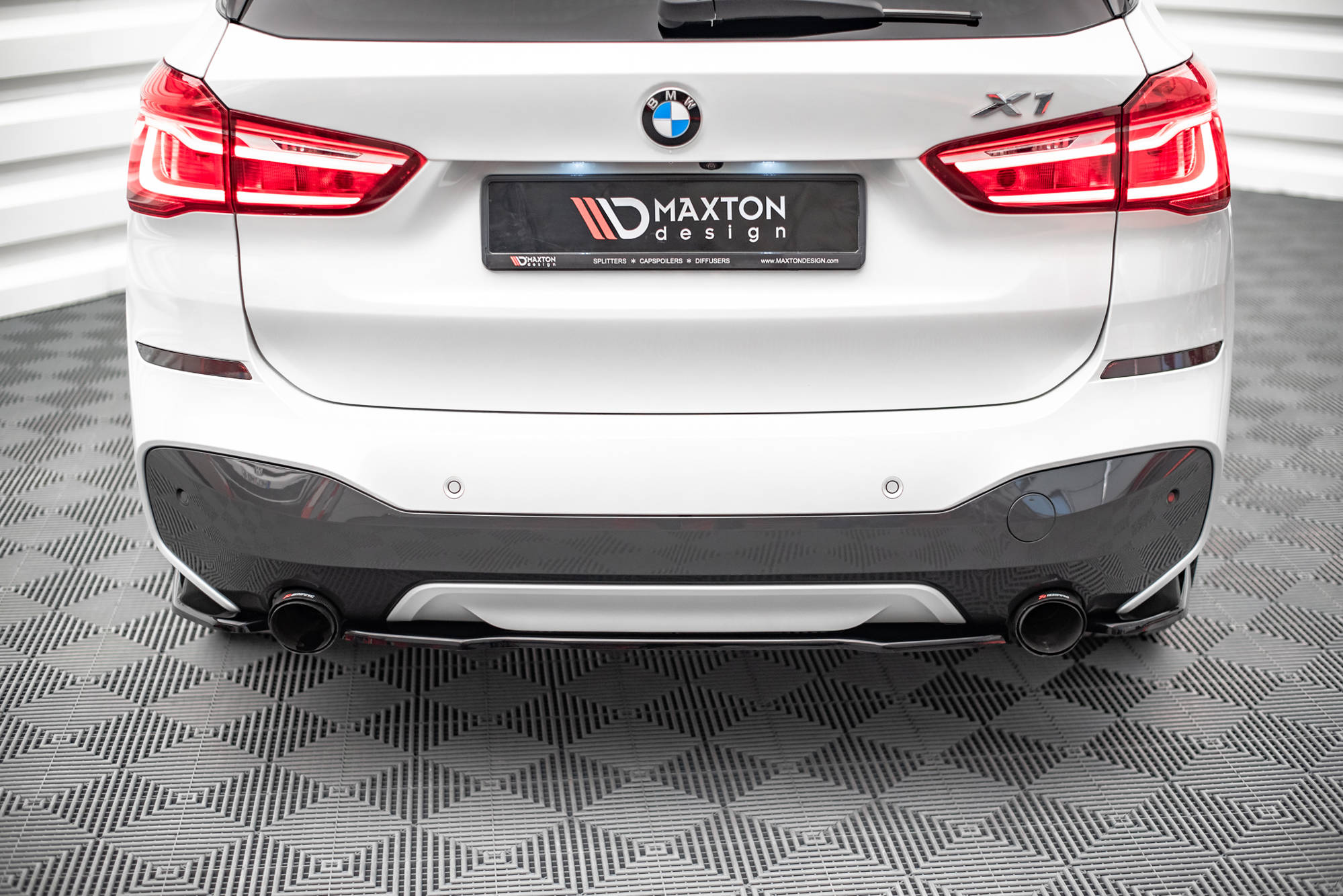 Heckansatz für BMW X1 M - Paket F48 / F48 Facelift