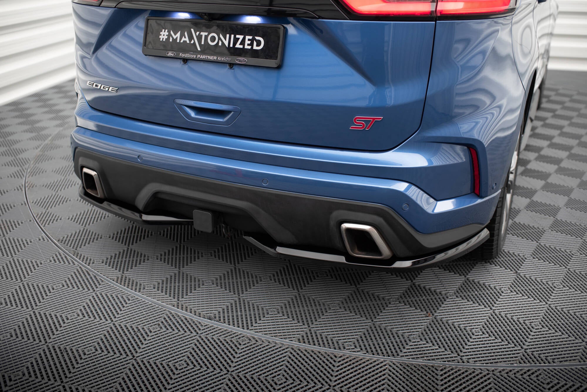 Heck Ansatz Flaps Diffusor für Ford Edge ST Mk2