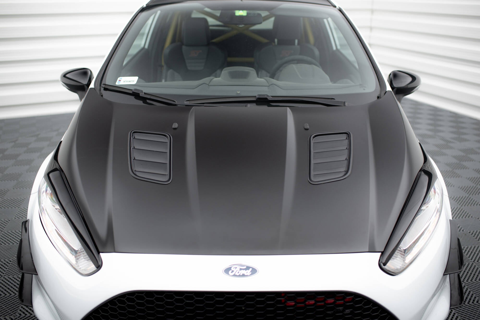 Motorhauben Luftschlitze für Ford Fiesta ST Mk7 Facelift