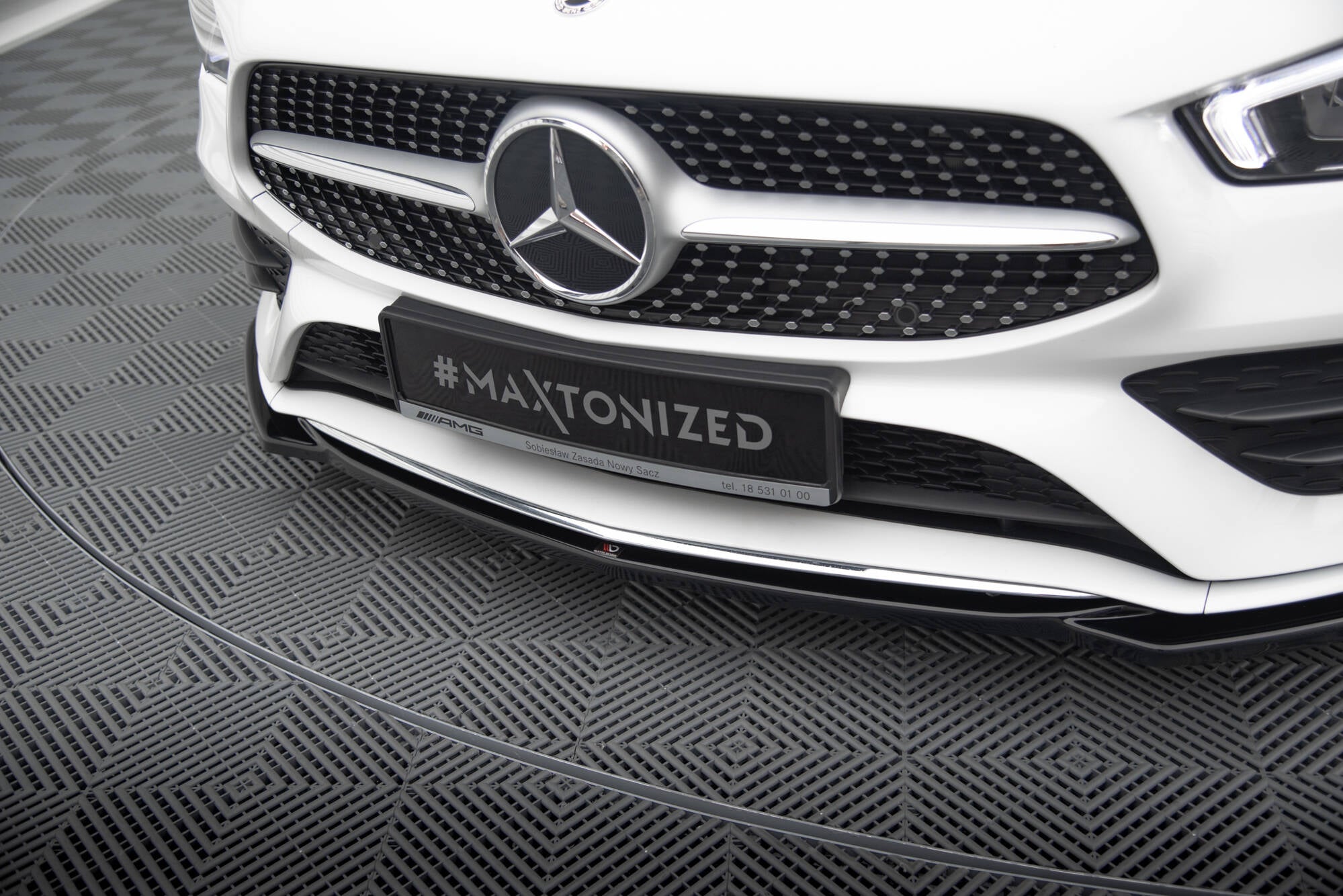 Frontlippe V1 für Mercedes-Benz CLA A35 AMG / AMG-Line C118