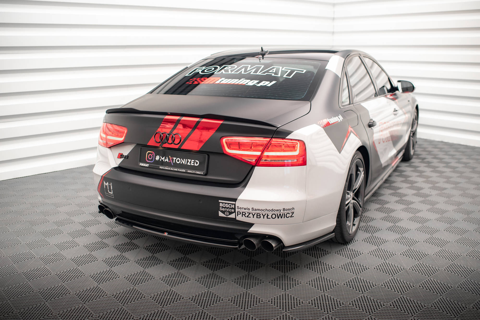 Heckansatz für Audi S8 D4