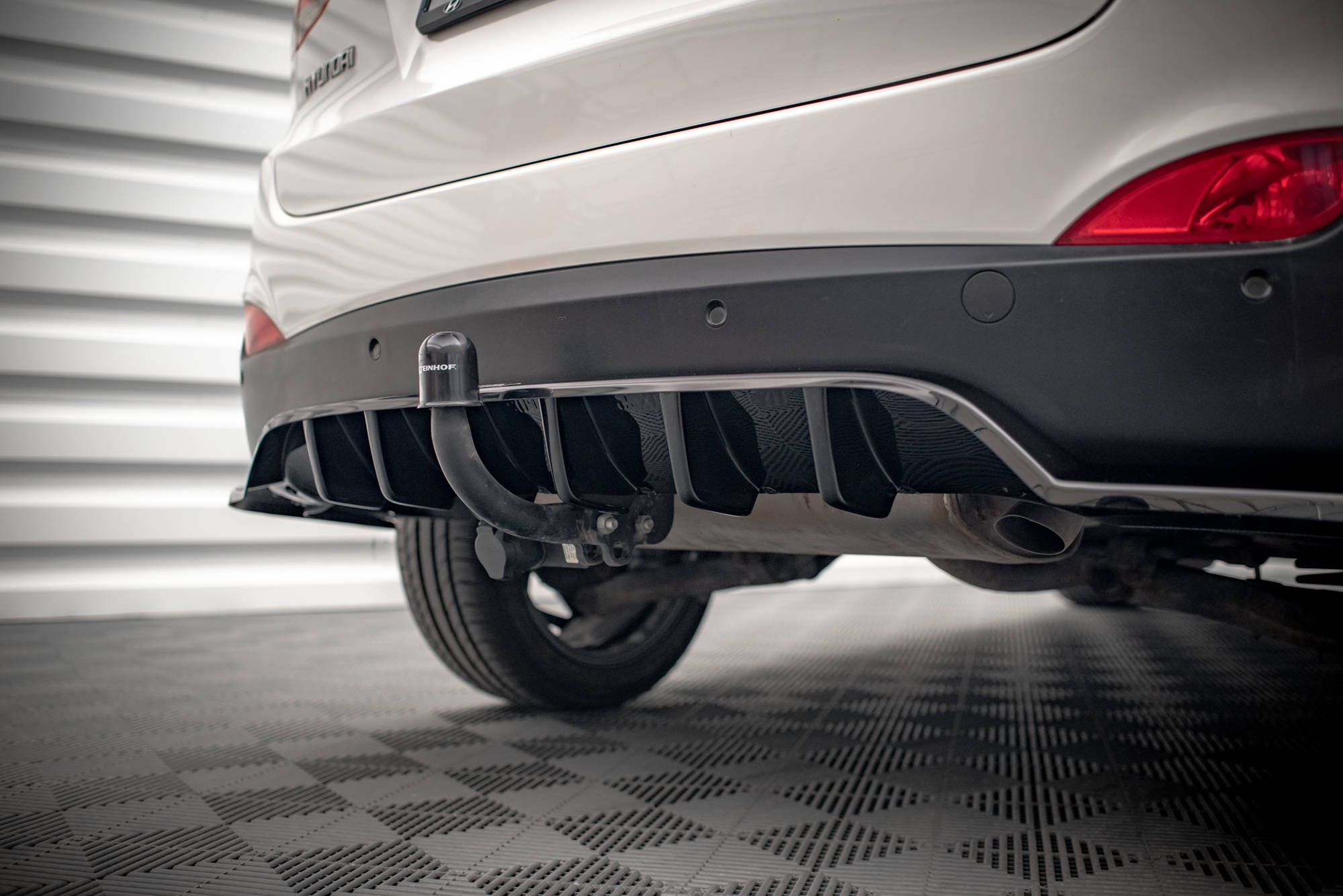 Mittlerer Cup Diffusor DTM Look Heck Ansatz für Hyundai ix35 Mk1