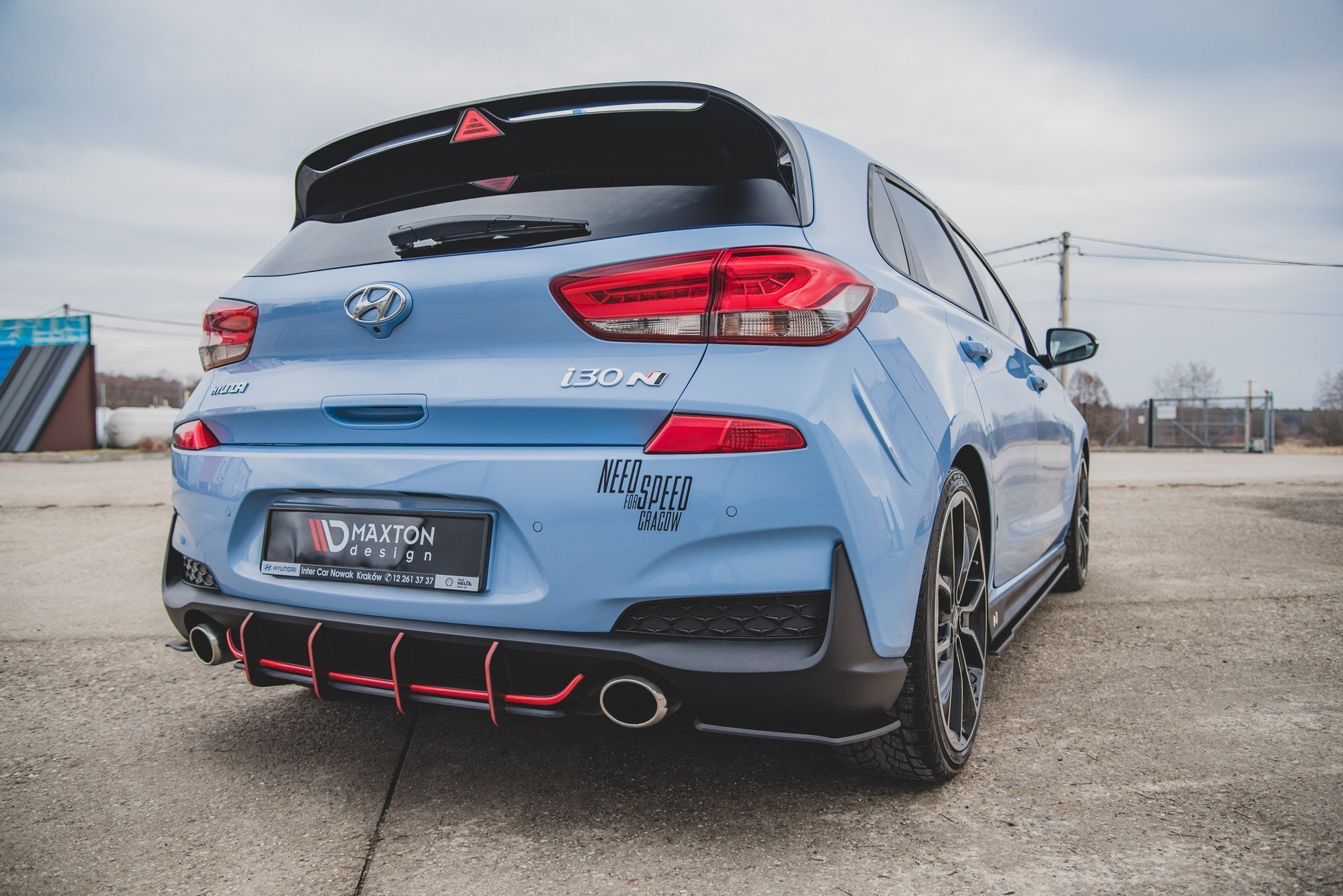 Robuste Racing Heckschürze V.1 für Hyundai I30 N Mk3 Hatchback