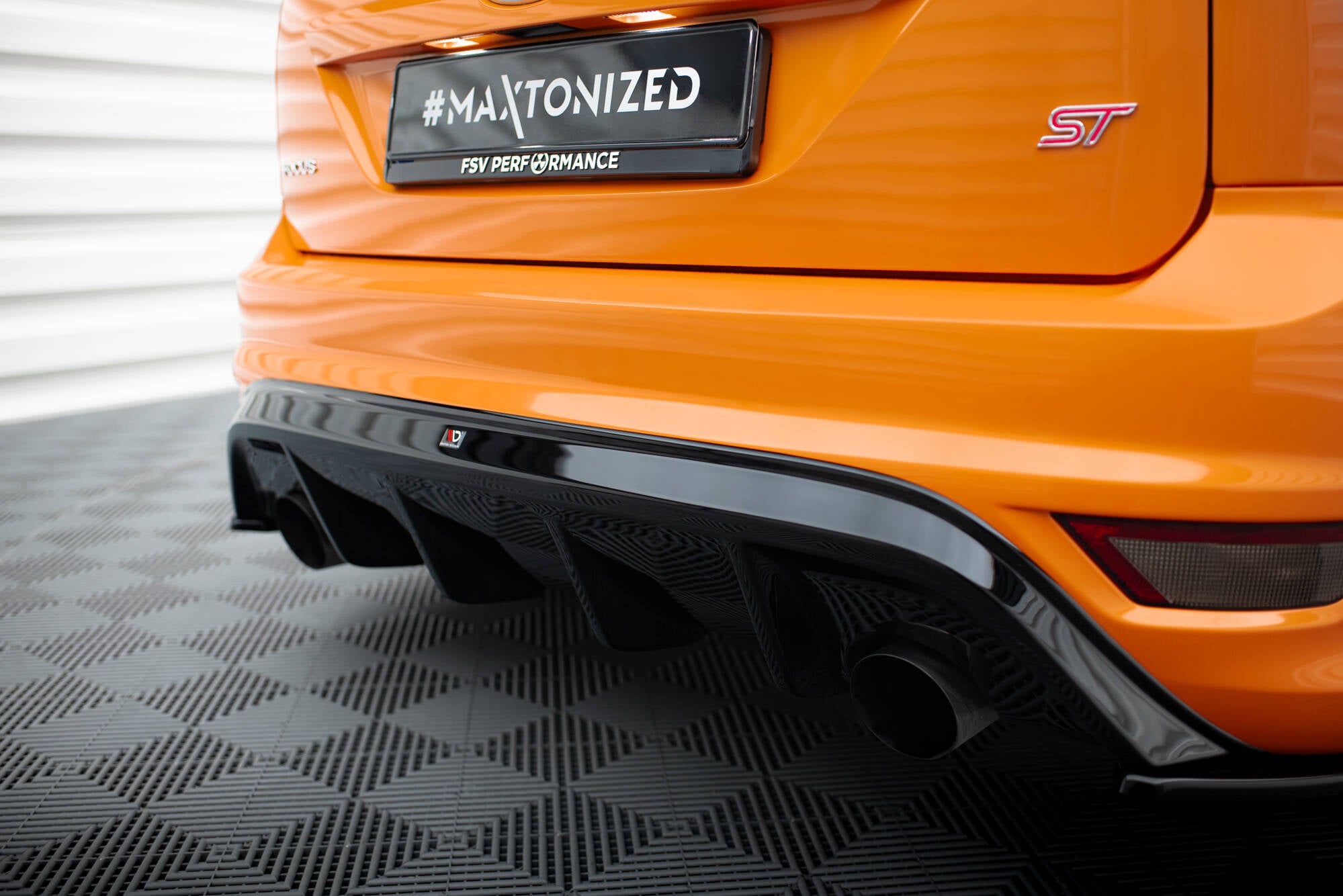 Diffusor Heck Ansatz für Ford Focus ST Mk2 FL