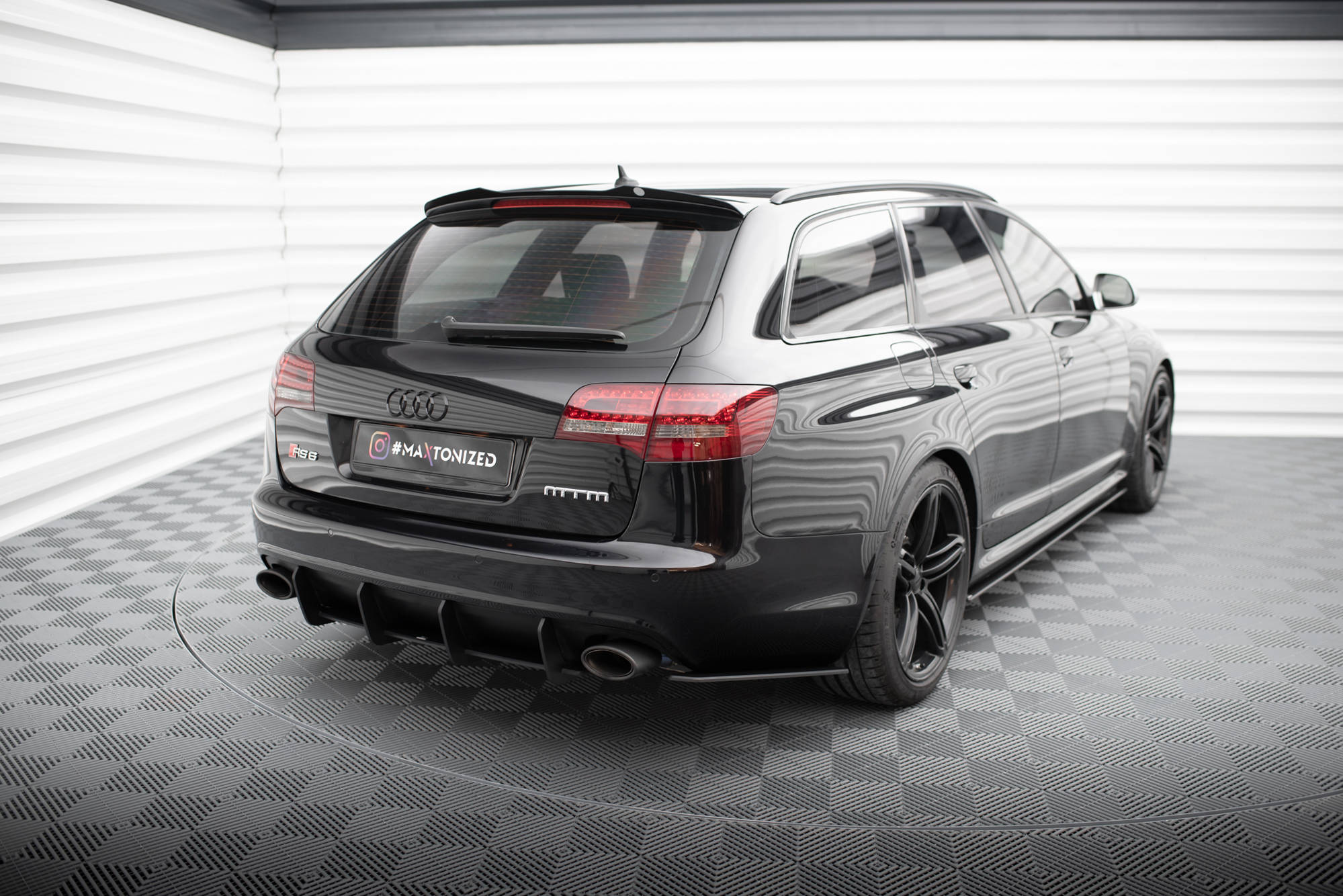 Street Pro Flaps Heckansatz Flaps Heckansatz für Audi RS6 Avant C6