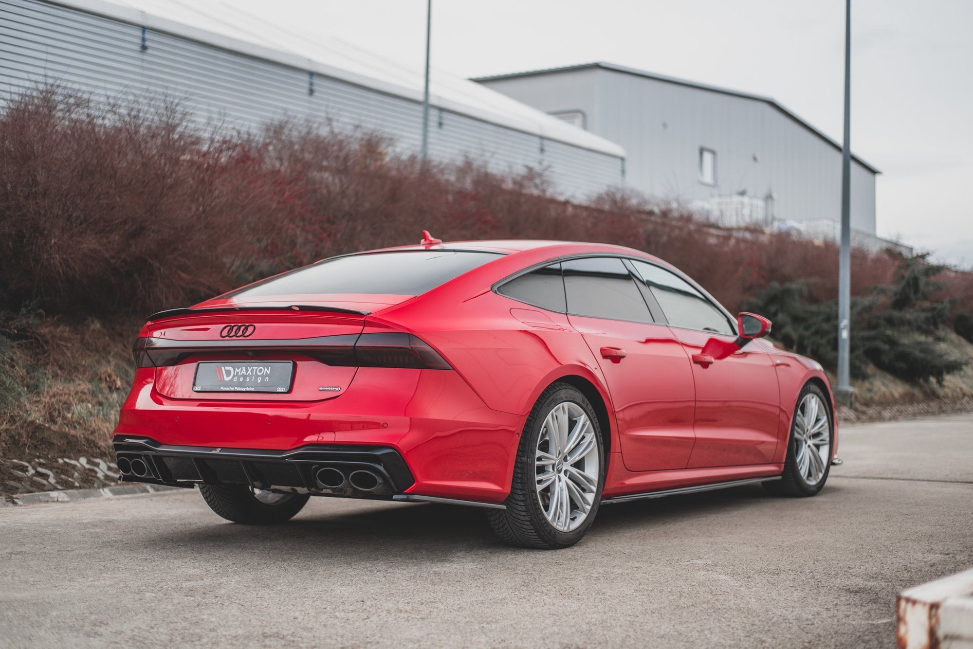 Seitenschweller Ansatz für Audi A7 C8 S-Line / S7 C8 Carbon Look