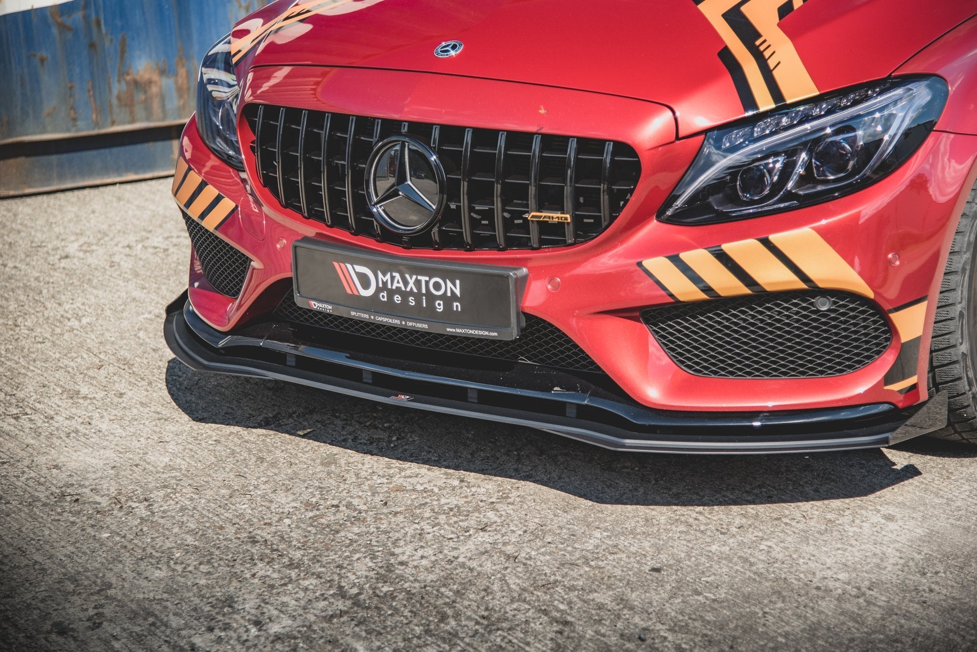 Street Pro Frontlippe für +Flaps für Mercedes-AMG C43 Coupe C205