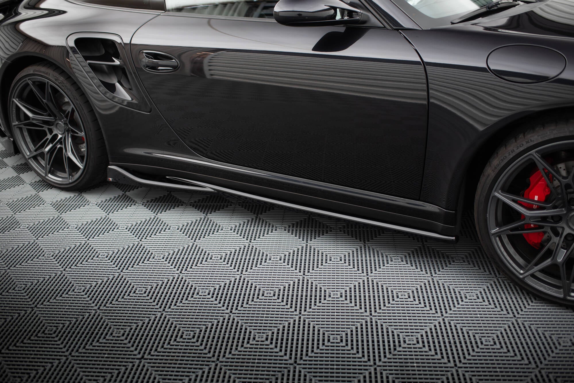 Seitenschweller Ansatz für Porsche 911 Turbo 997
