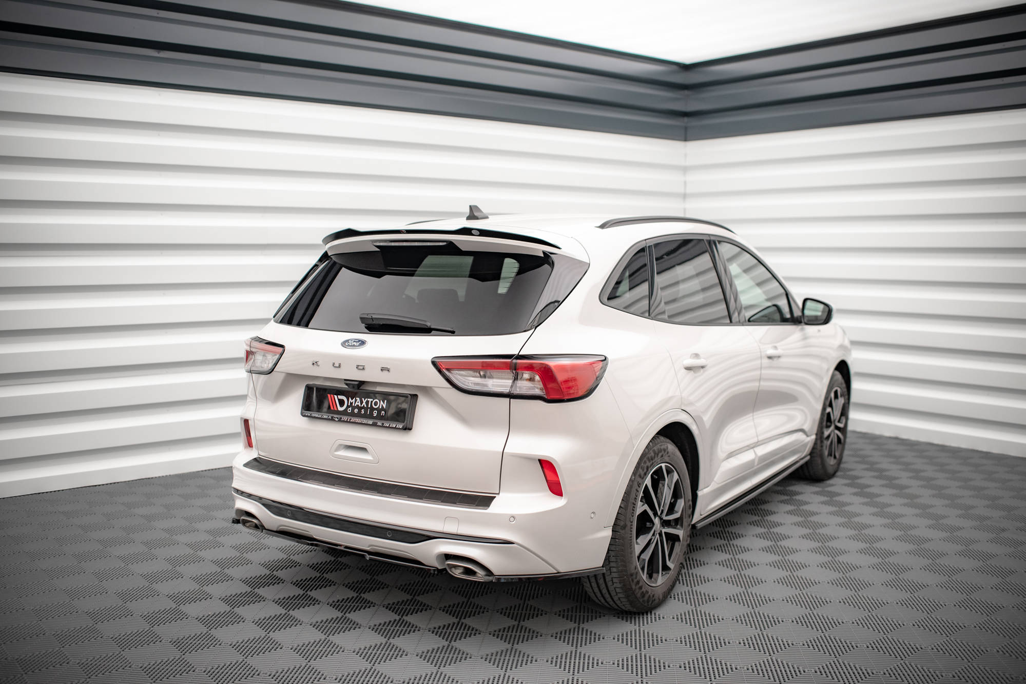 Heck Ansatz Flaps Diffusor für Ford Kuga ST-Line Mk3