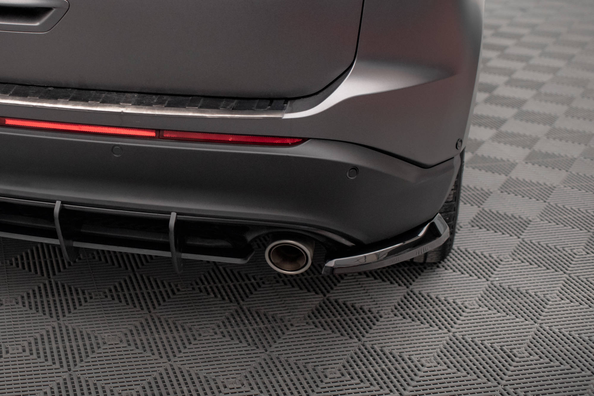 Heck Ansatz Flaps Diffusor V1 für Ford Edge Mk2