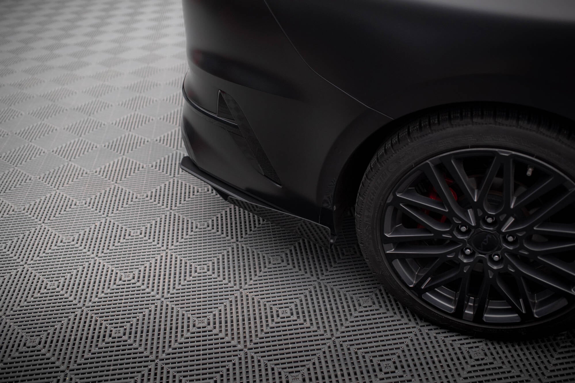 Street Pro Heck Ansatz Flaps Diffusor +Flaps für Kia Proceed GT Mk1 Facelift