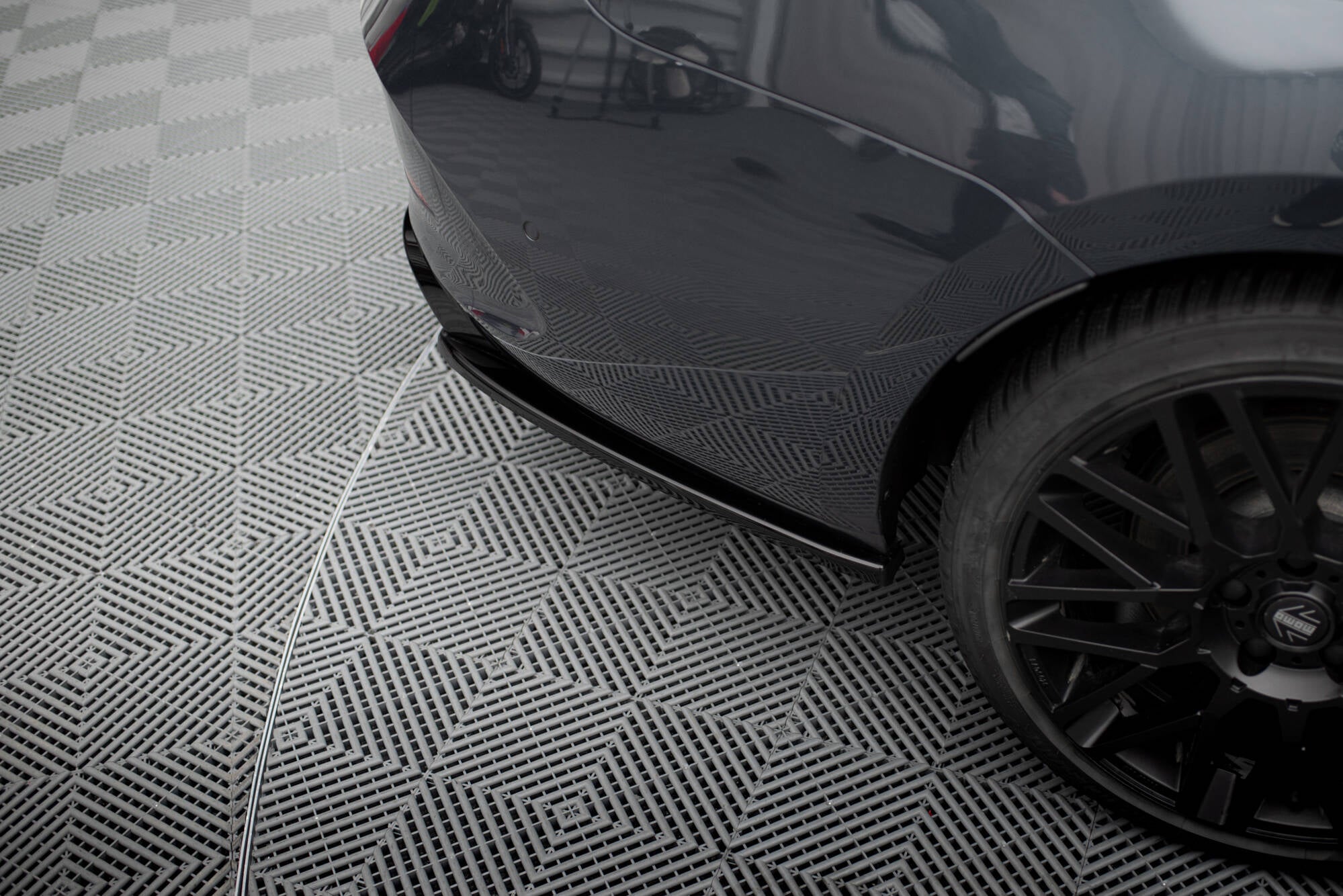 Heck Ansatz Flaps Diffusor V2 für Cupra Leon ST Mk1 Facelift