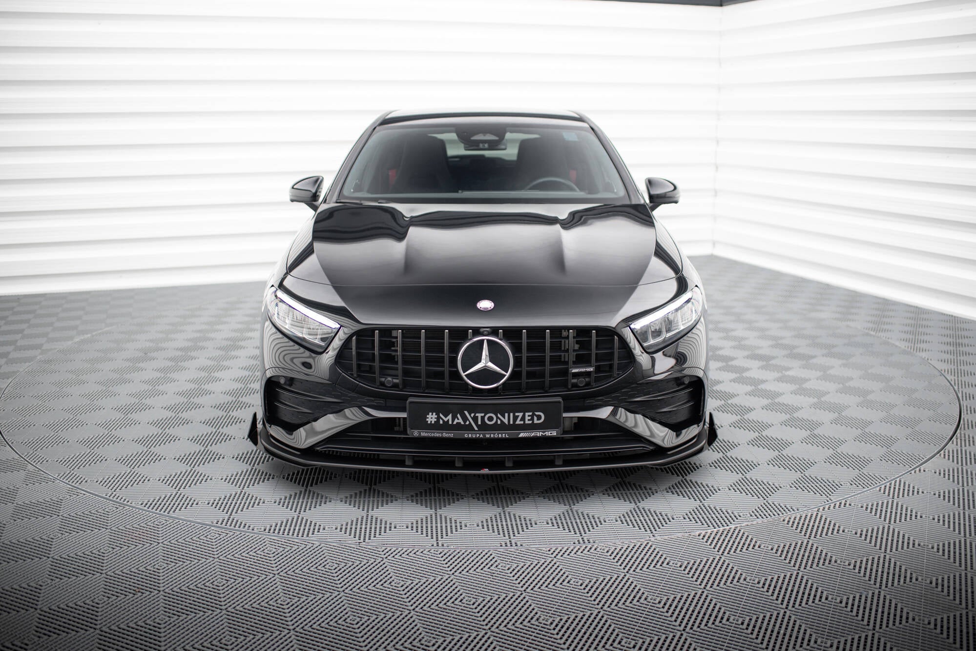 Street Pro Frontlippe für +Flaps für + Flaps Mercedes-AMG A35 W177 Facelift