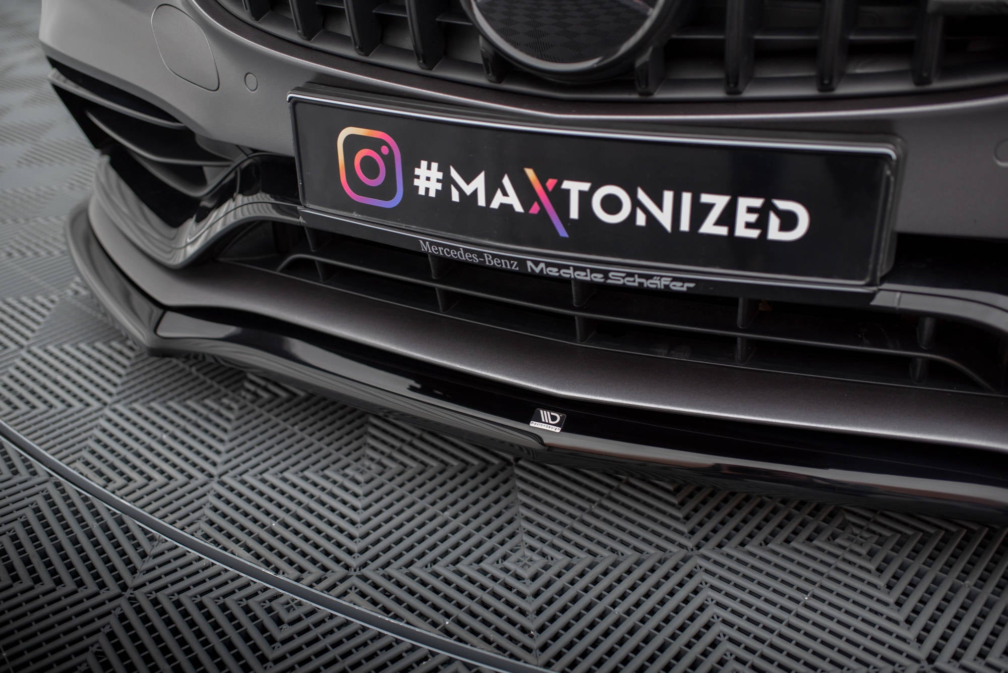 Frontlippe V1 für Mercedes-AMG C63 Limousine / Kombi W205 Facelift