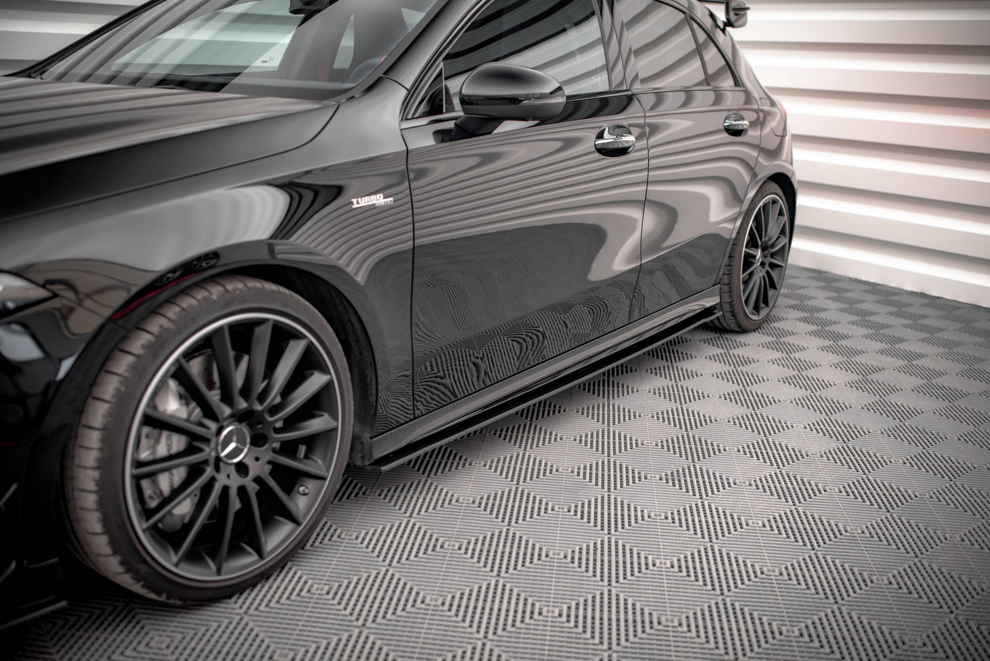 Street Pro Seitenschweller Ansatz für Mercedes A35 AMG / AMG-Line Aero Pack W177