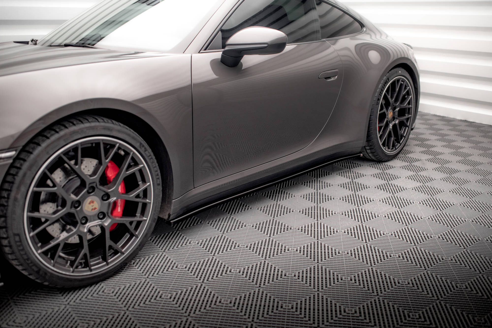 Seitenschweller Ansatz für Porsche 911 Carrera 4S 992