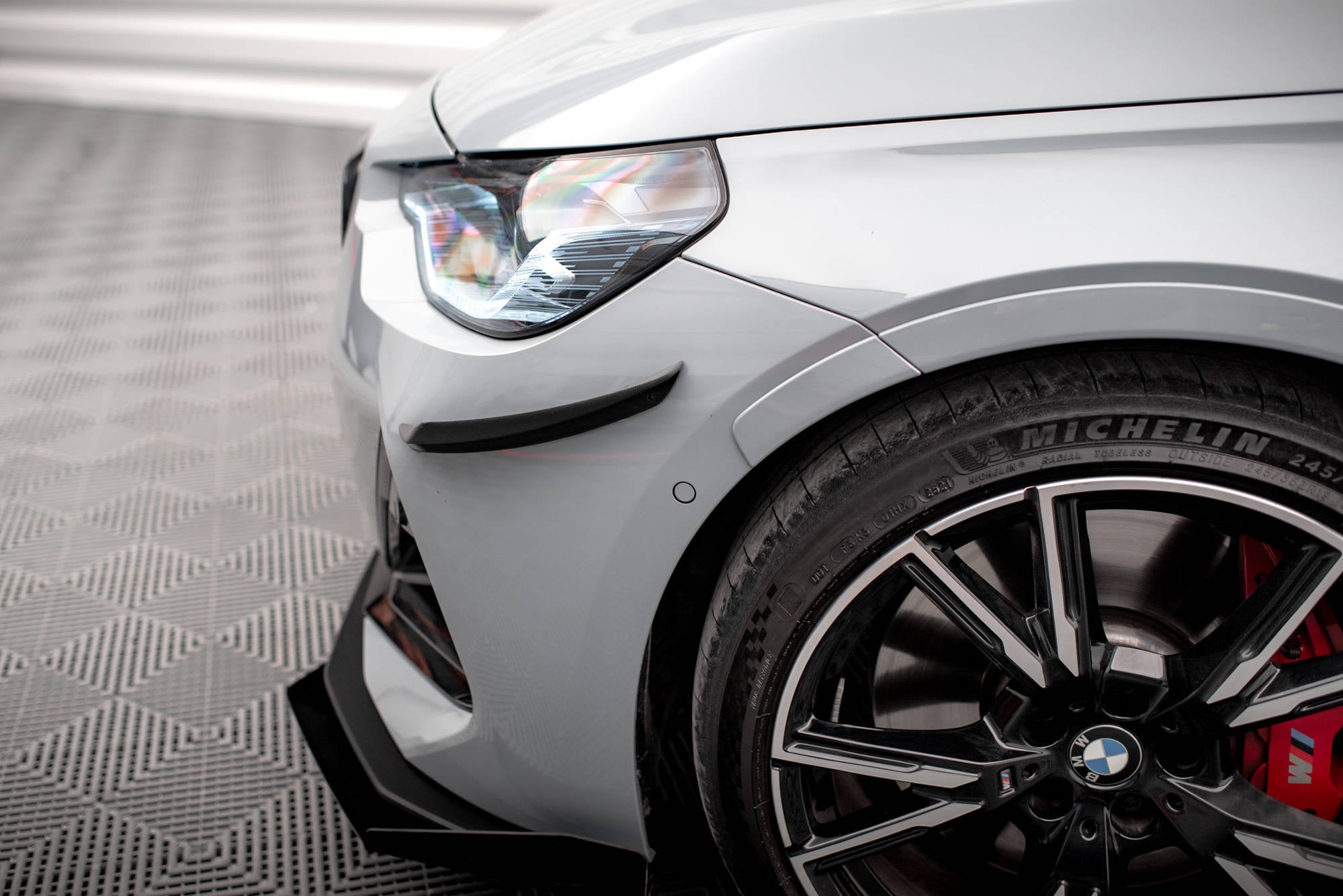Stoßstangen Flaps Wings vorne Canards für BMW 2 Coupe M-Paket / M240i G42