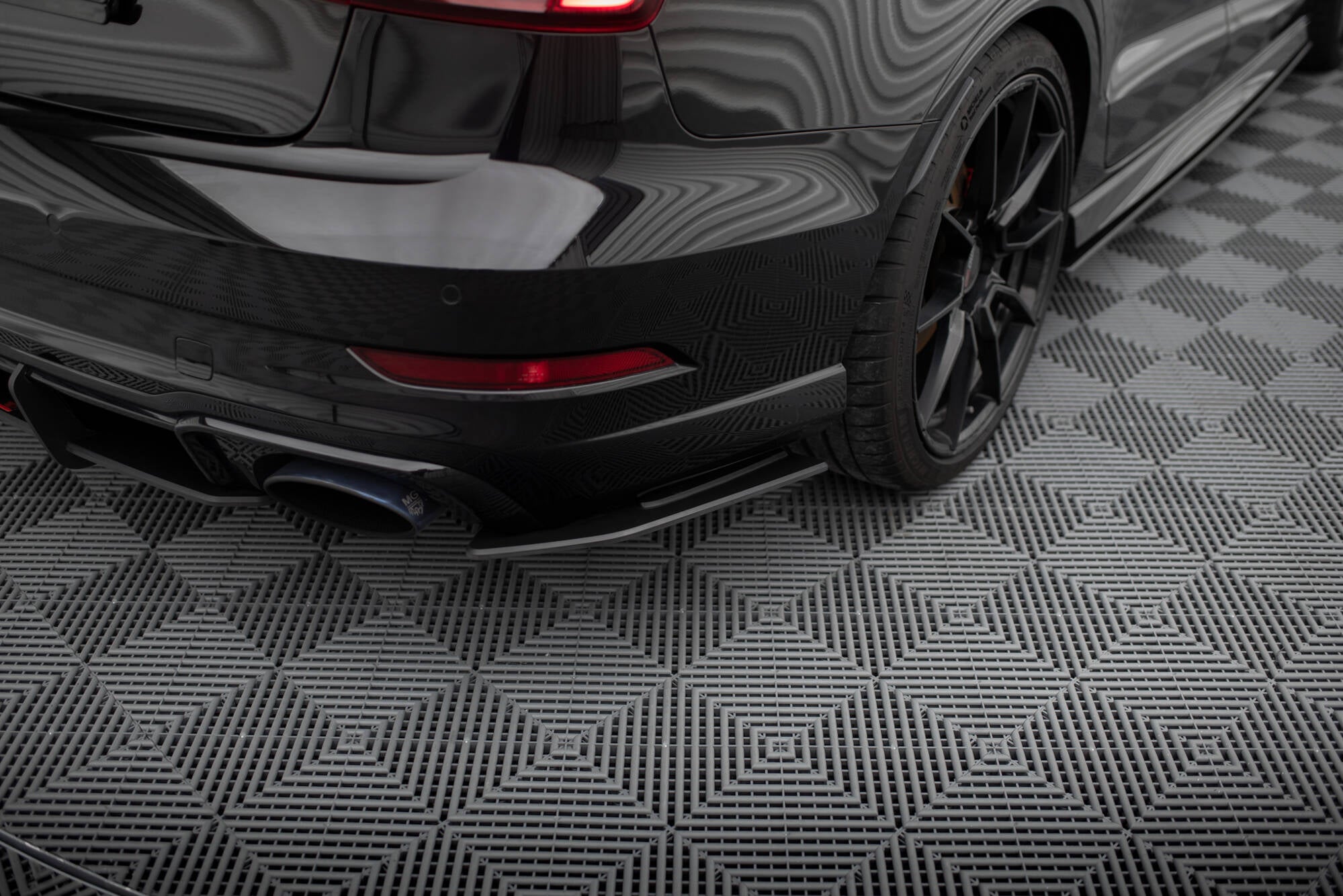 Street Pro Flaps Heckansatz Flaps Heckansatz für Audi RS3 Limousine 8V Facelift
