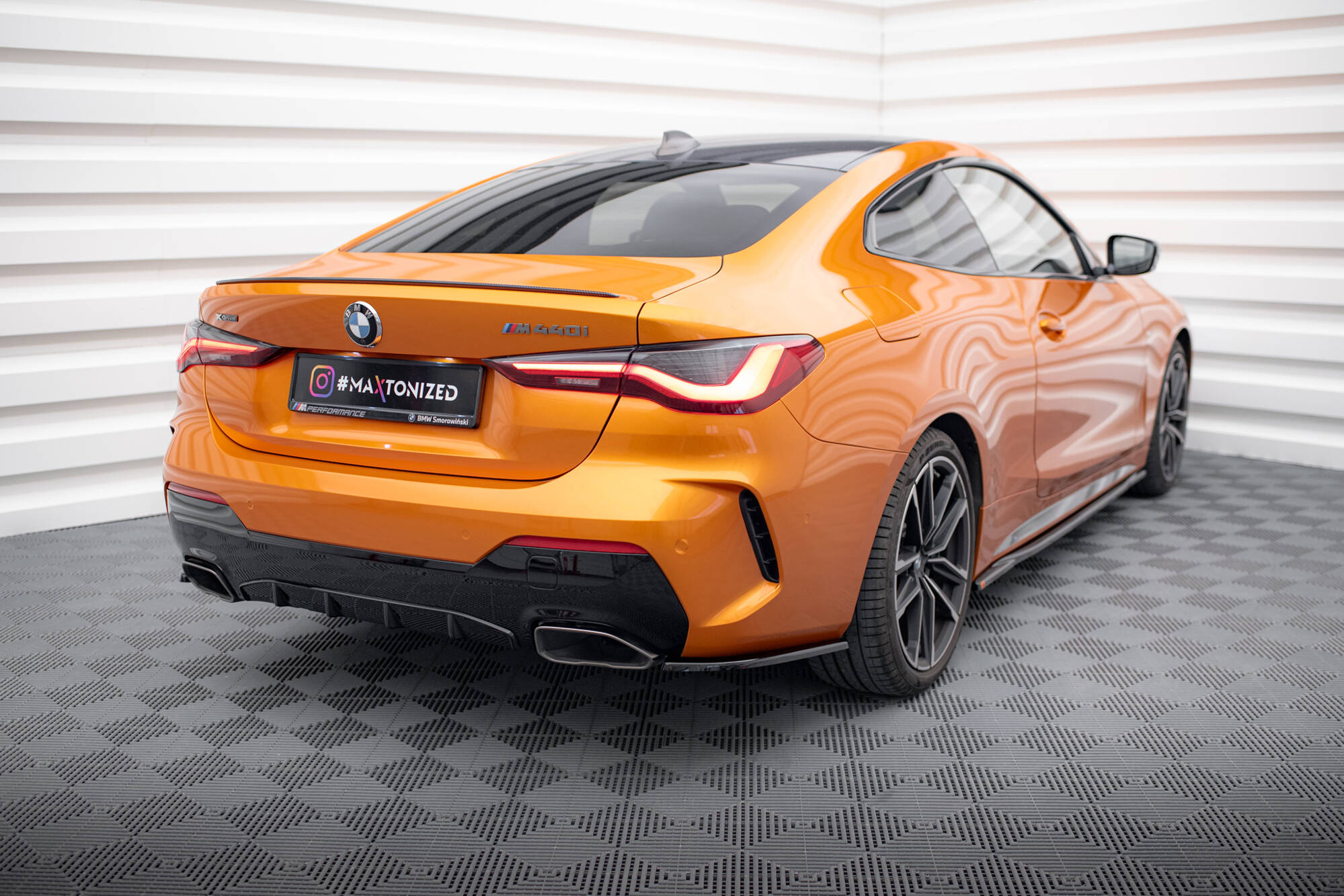Flaps Heckansatz V1 Diffusor für BMW 4er M440i G22 / G23 / G22 Facelift / G23 Facelift