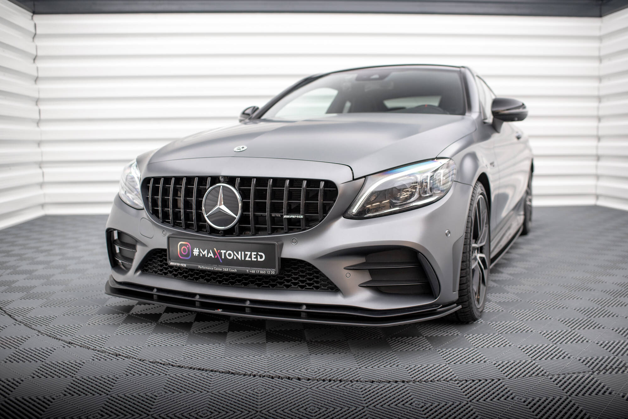 Street Pro Frontlippe für für Mercedes-AMG C43 Coupe / Cabrio C205 Facelift / A205 Facelift