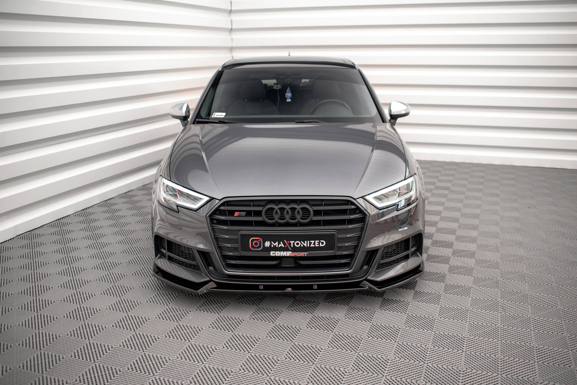 Frontlippe V1 für Audi S3 / A3 S-Line Sportback 8V Facelift