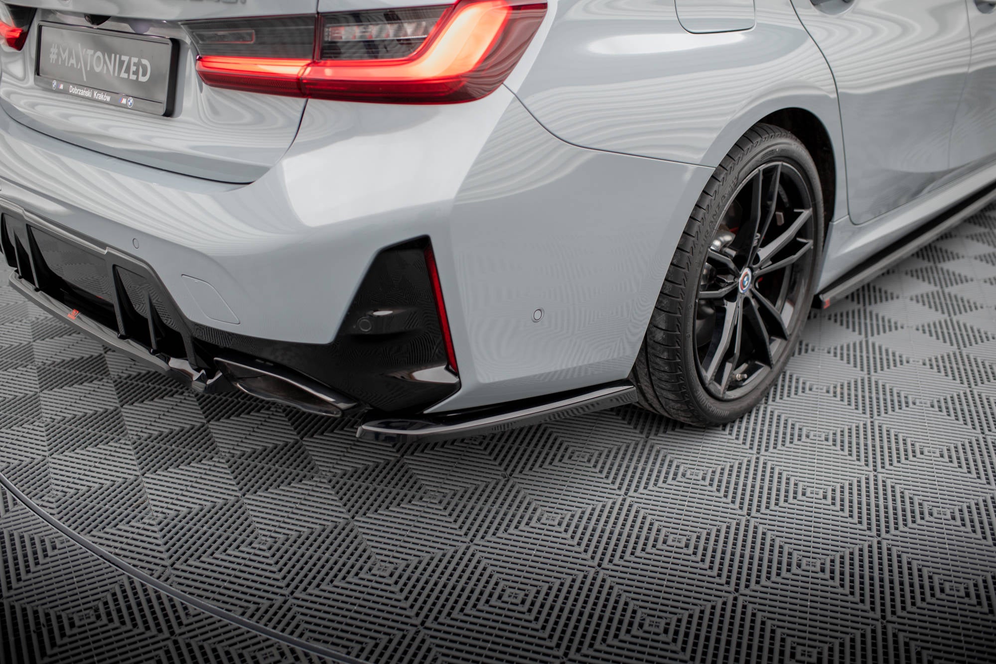 Flaps Heckansatz Diffusor für BMW M340i G20 / G21 Facelift