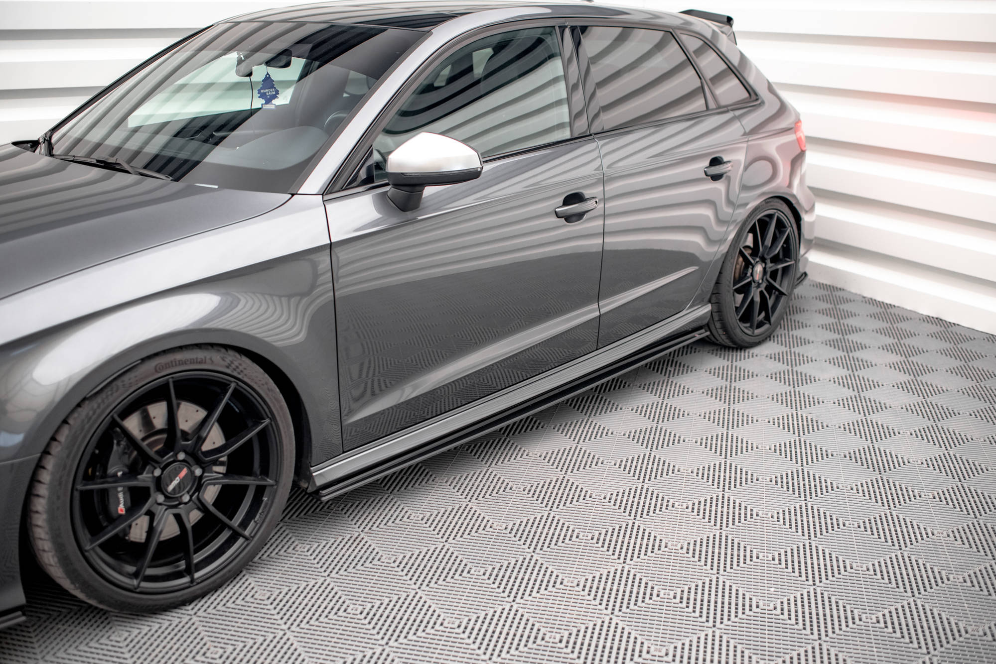 Street Pro Seitenschweller Ansatz für Audi S3 / A3 S-Line Sportback 8V Facelift