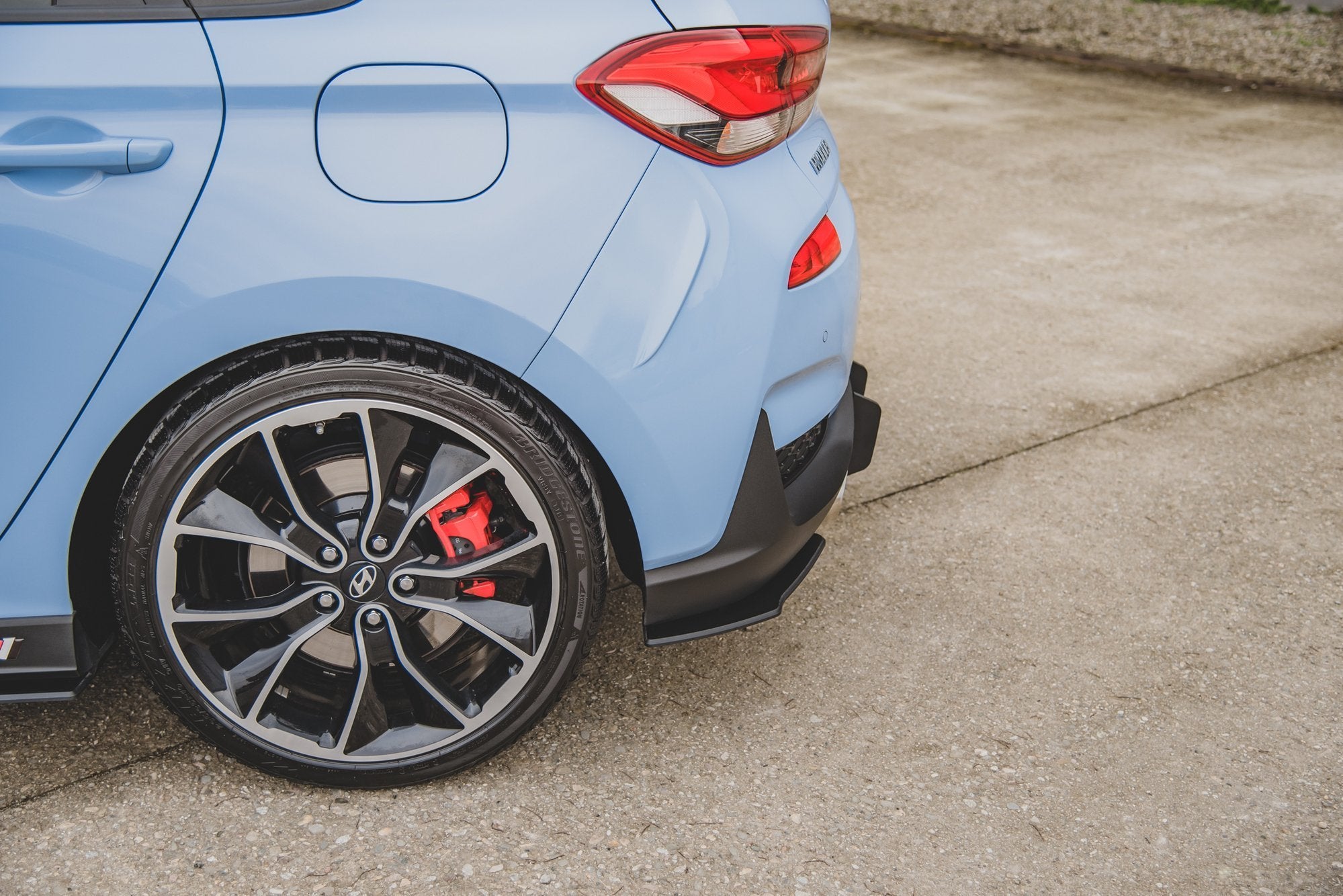 Street Pro Flaps Heckansatz Flaps Heckansatz für Hyundai I30 N Mk3 Hatchback