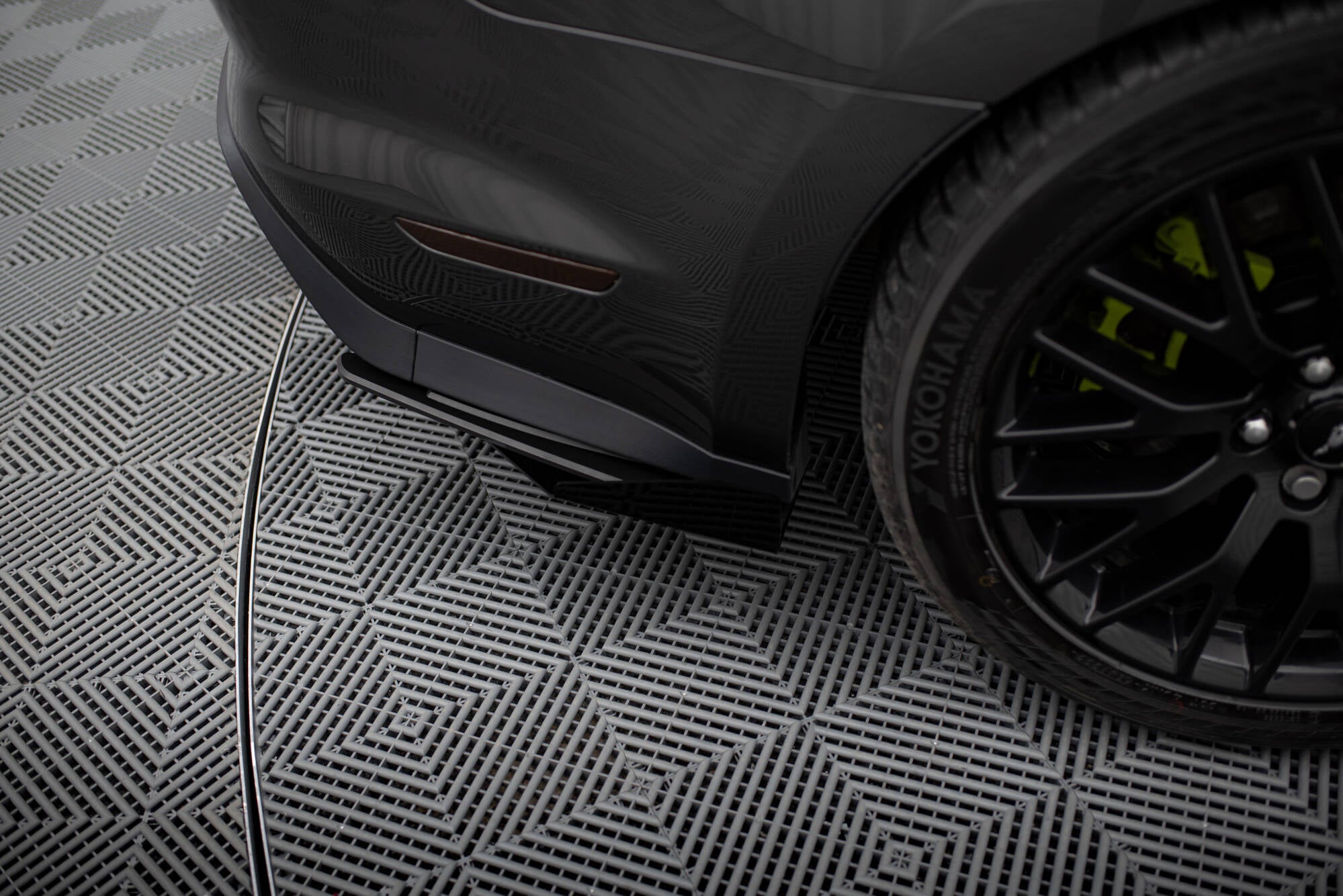 Street Pro Heck Ansatz Flaps Diffusor +Flaps für Ford Mustang GT Mk6