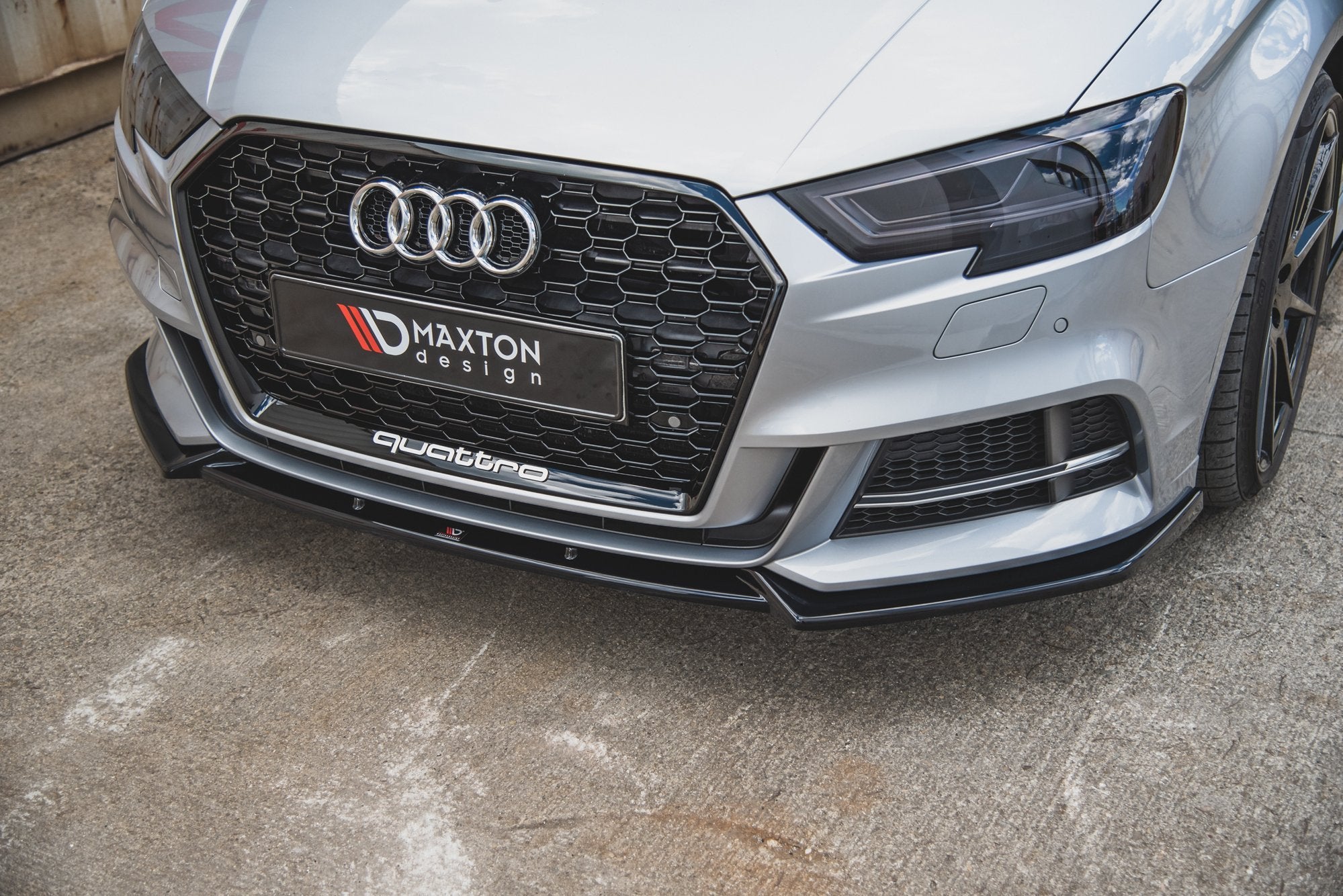 Frontlippe V3 für Audi S3 / A3 S-Line 8V FL Limousine