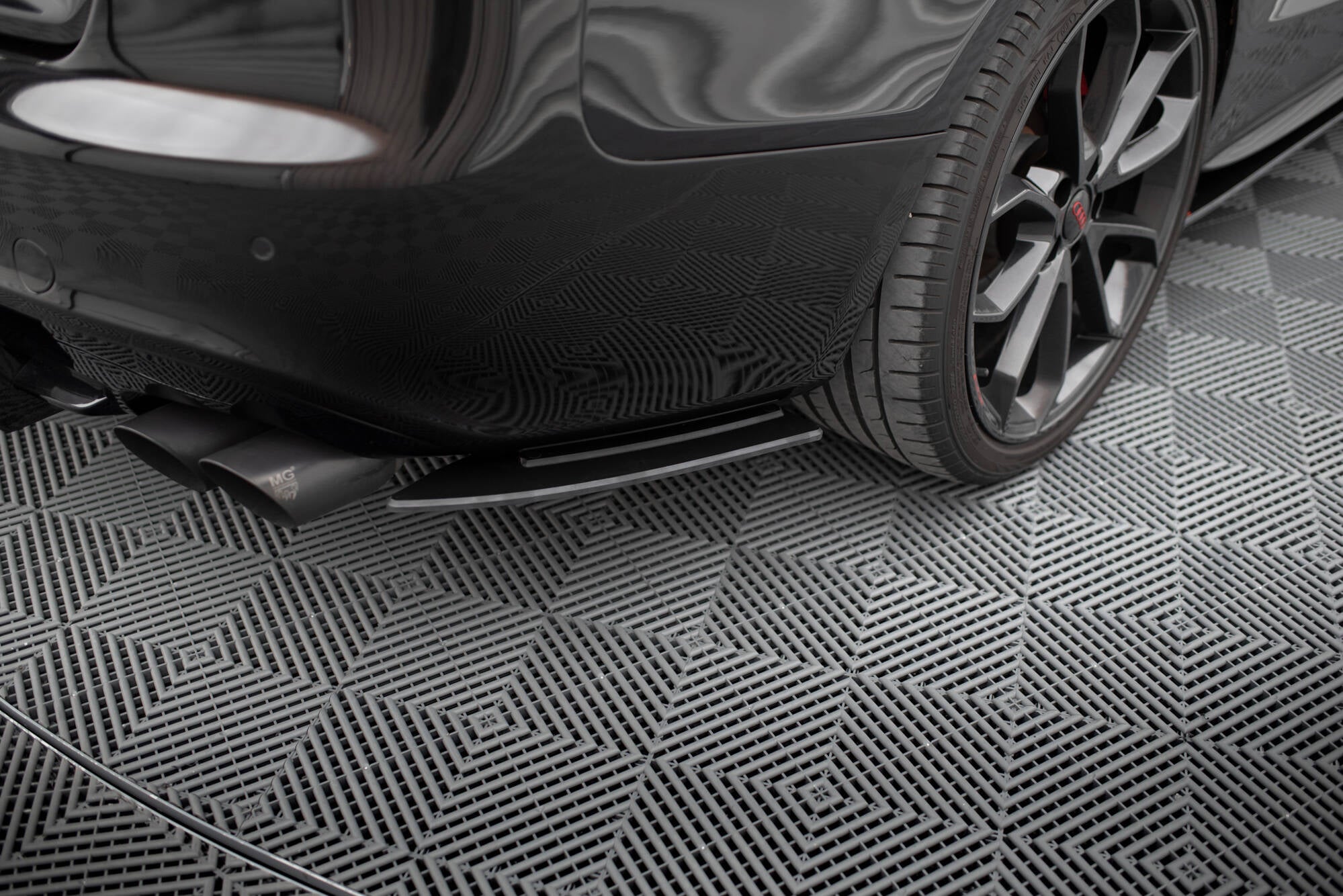 Street Pro Flaps Heckansatz Flaps Heckansatz für Audi S5 / A5 S-Line Coupe / Cabriolet 8T