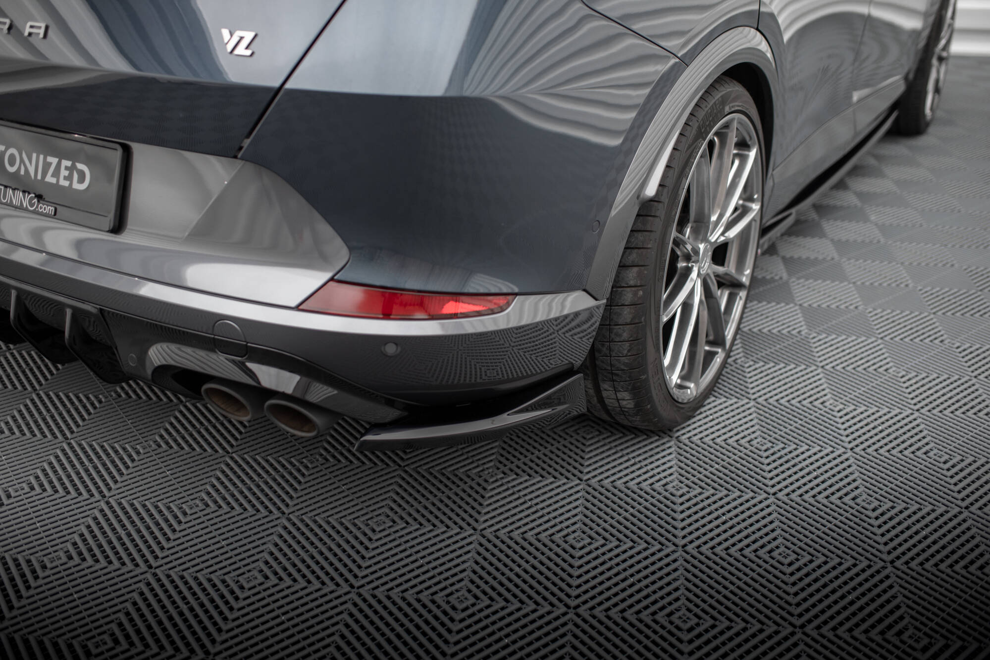 Heck Ansatz Flaps Diffusor V3 für Cupra Formentor VZ Mk1 / Mk1 Facelift