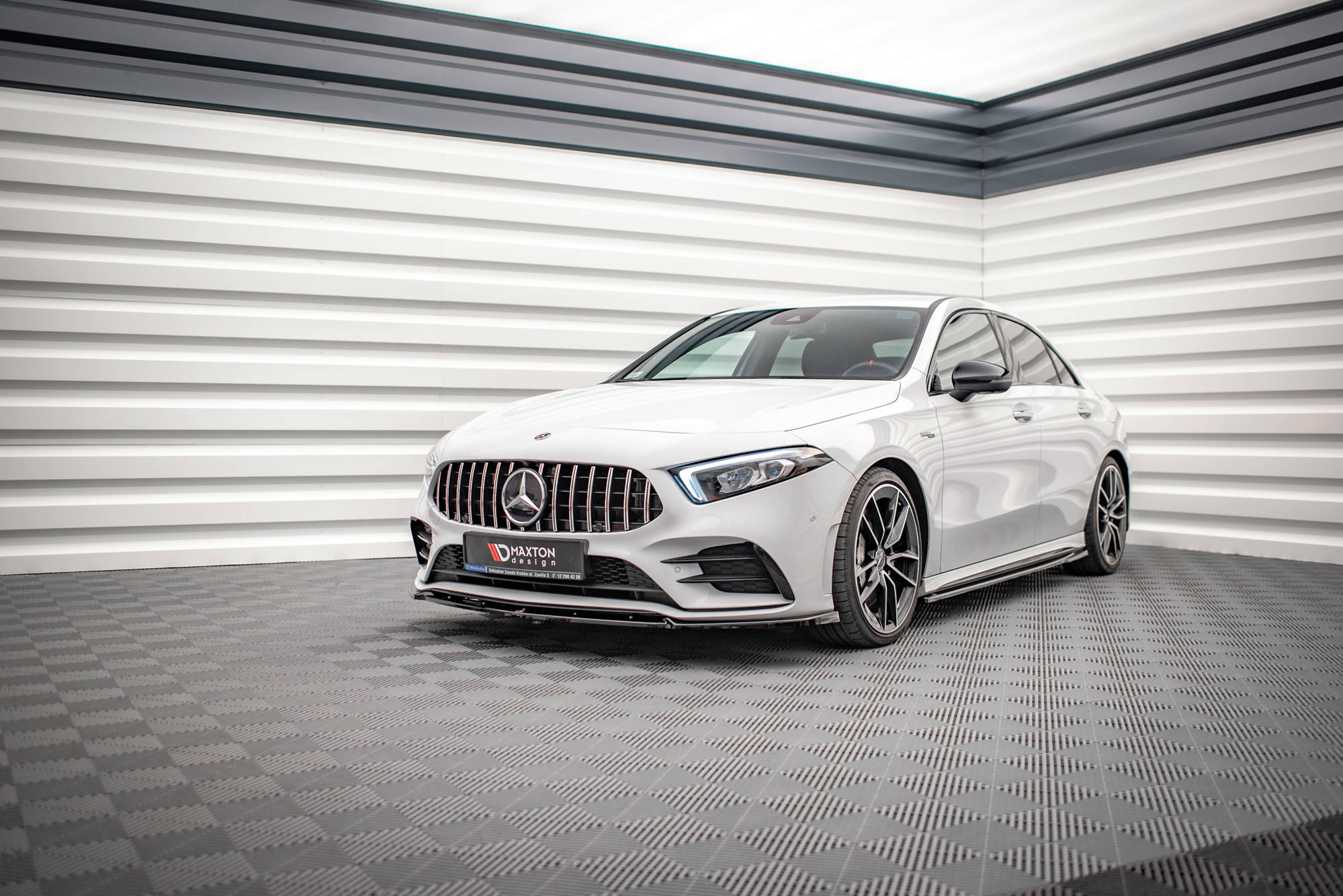 Frontlippe V4 für Mercedes A35 AMG / AMG-Line W177