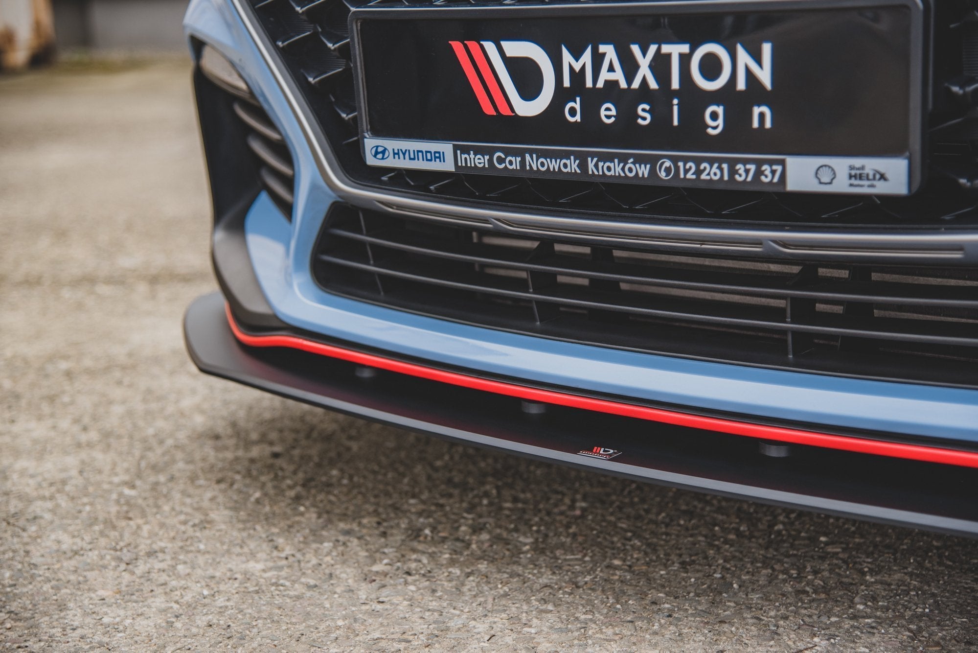 Street Pro Frontlippe für +Flaps für Hyundai I30 N Mk3 Hatchback / Fastback